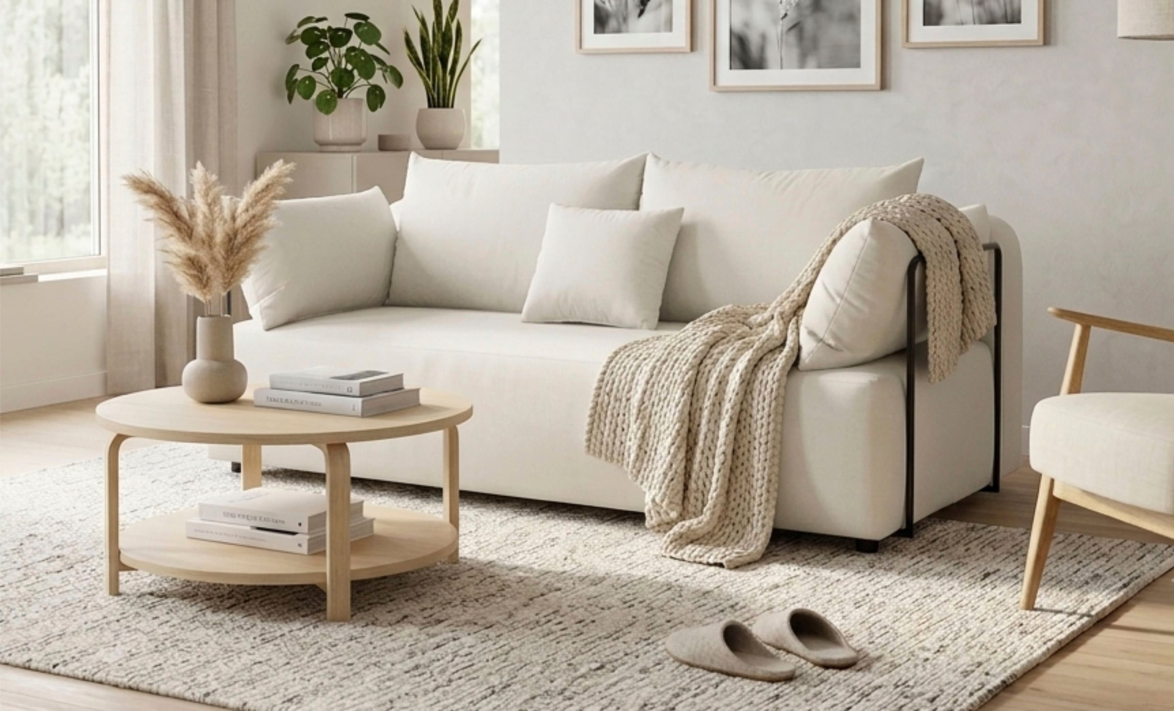 COLLECTION AB Schlafsofa »Maria, B: 191 cm, Liegefl. 143x190 cm« Schlaffunktion,Bettkasten,Bonnelfederkern,Moderne Armlehnen aus Metall