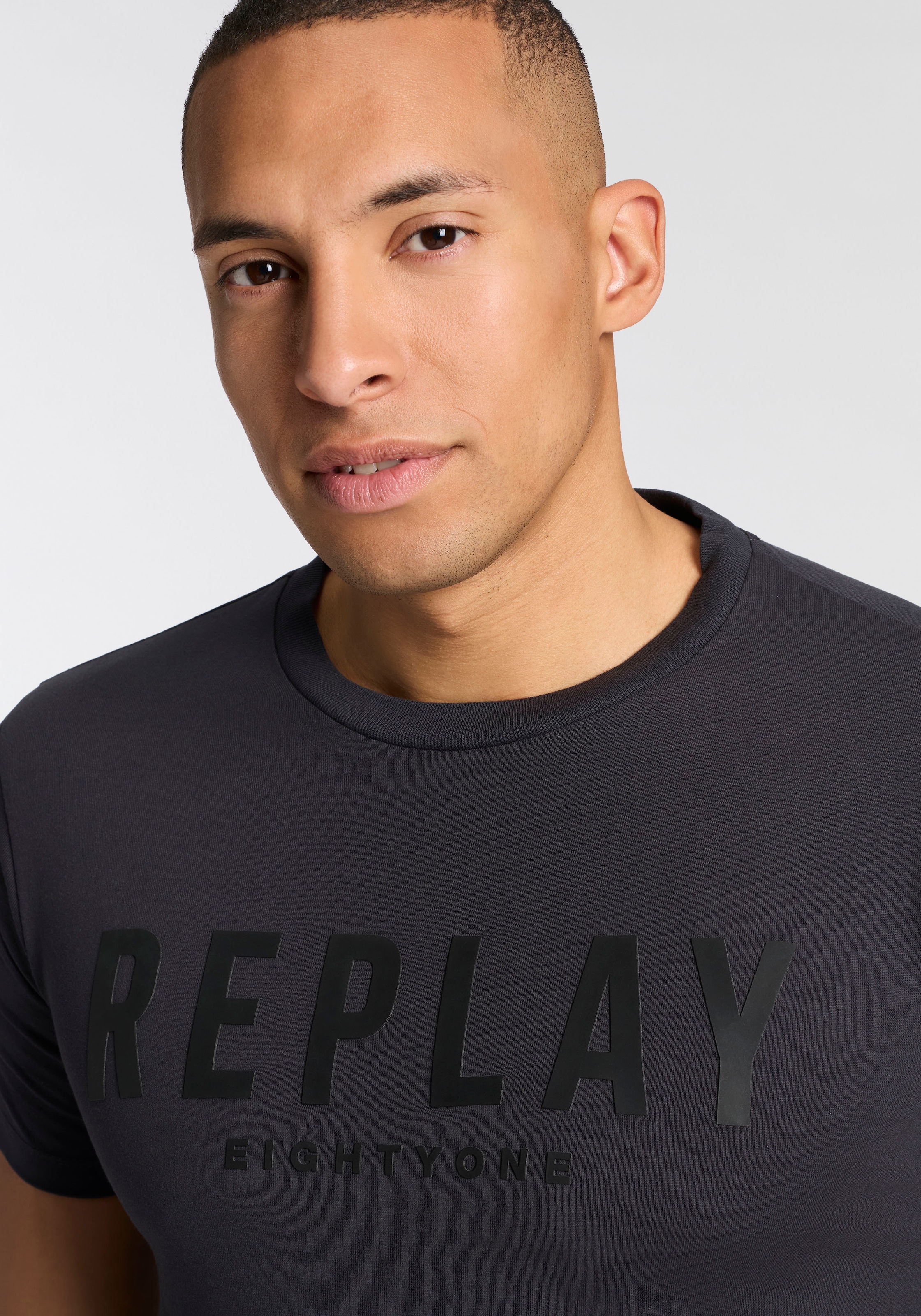 Replay T-shirt qualité coton, inscription logo