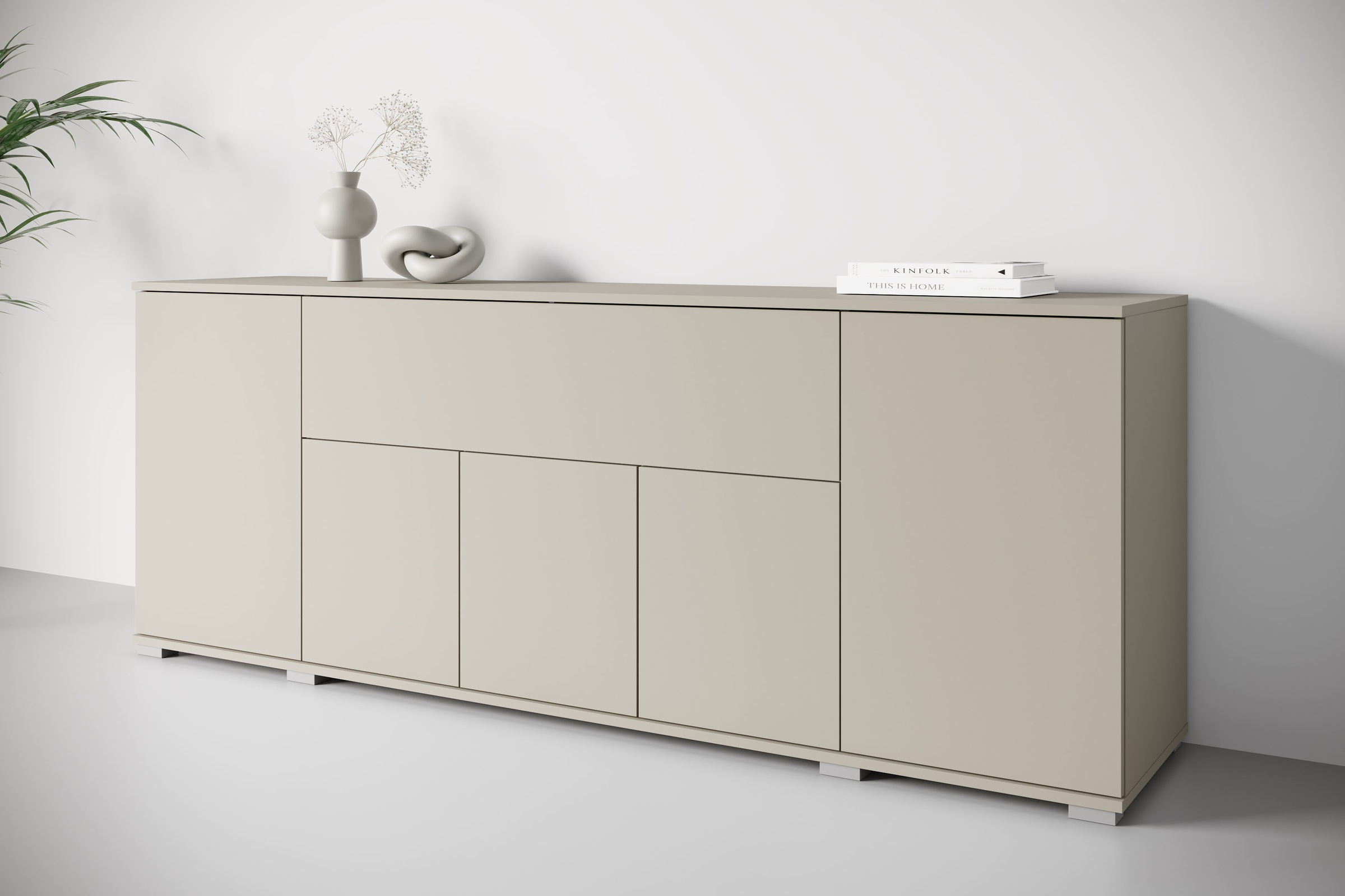 Image of GOODproduct Sideboard "Kenia, B/H/T: 180 x 68 x 39,5 cm" 1 Stk. tlg. Push-to-Open, Klappe und verstellbare Einlegeböden