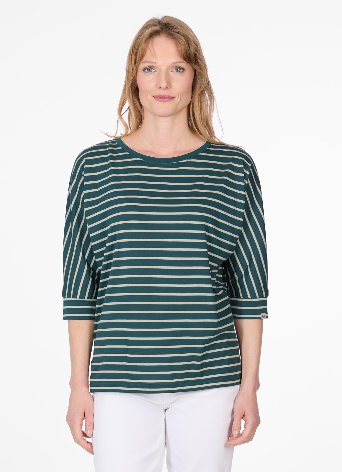 Image of Ragwear 3/4-Arm-Shirt "SHIMONA STRIPES" mit Fledermausärmel und in Streifen-Optik