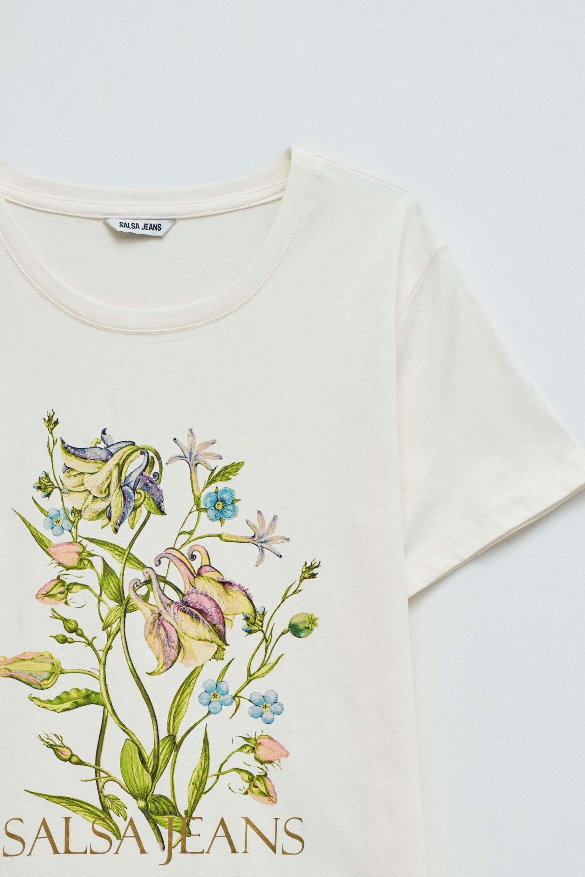 Salsa T-Shirt »Salsa Jeans T-Shirt Flower Print«
