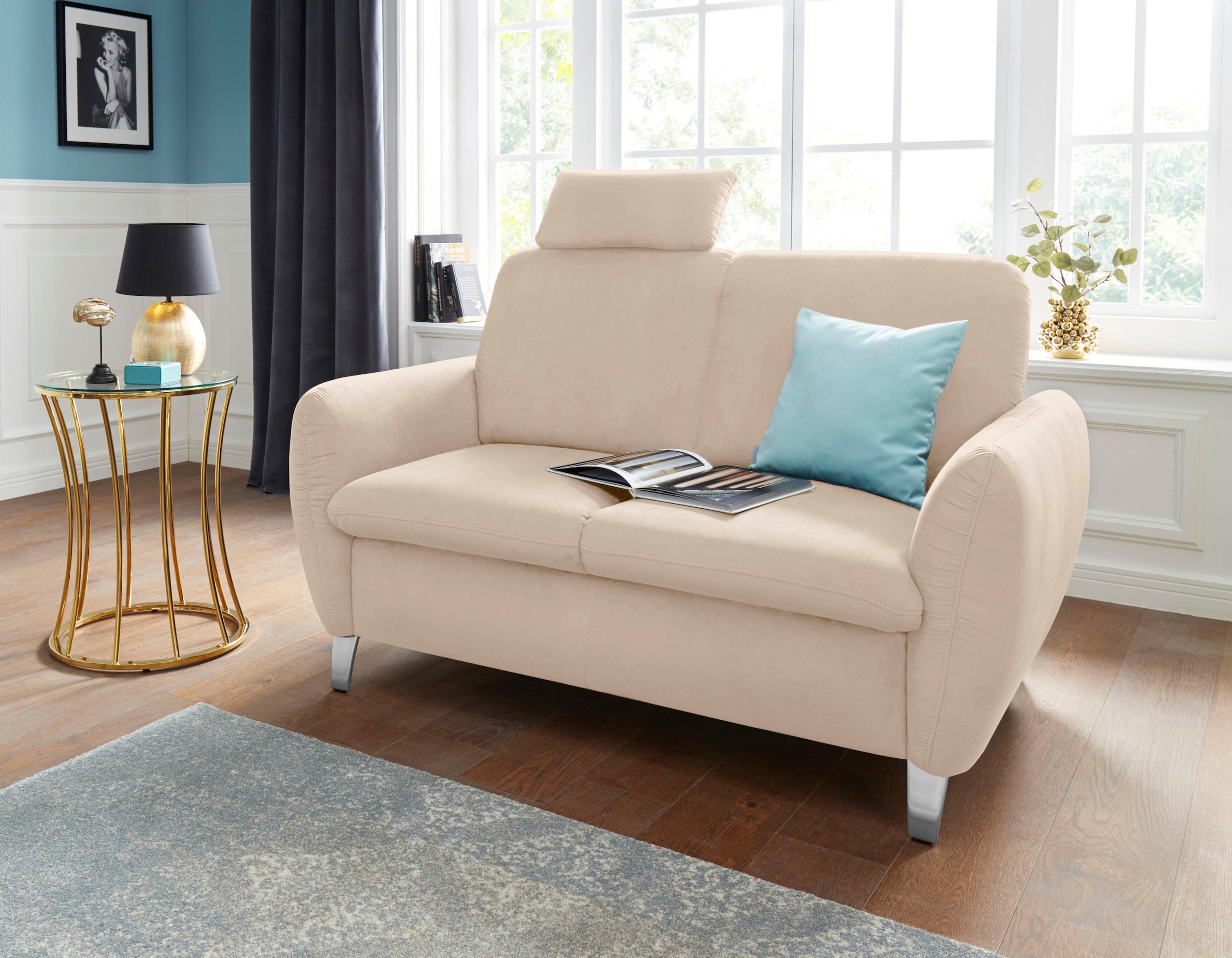 sit&more 2-Sitzer »Daytona« inklusive Federkern und einer Kopfstütze