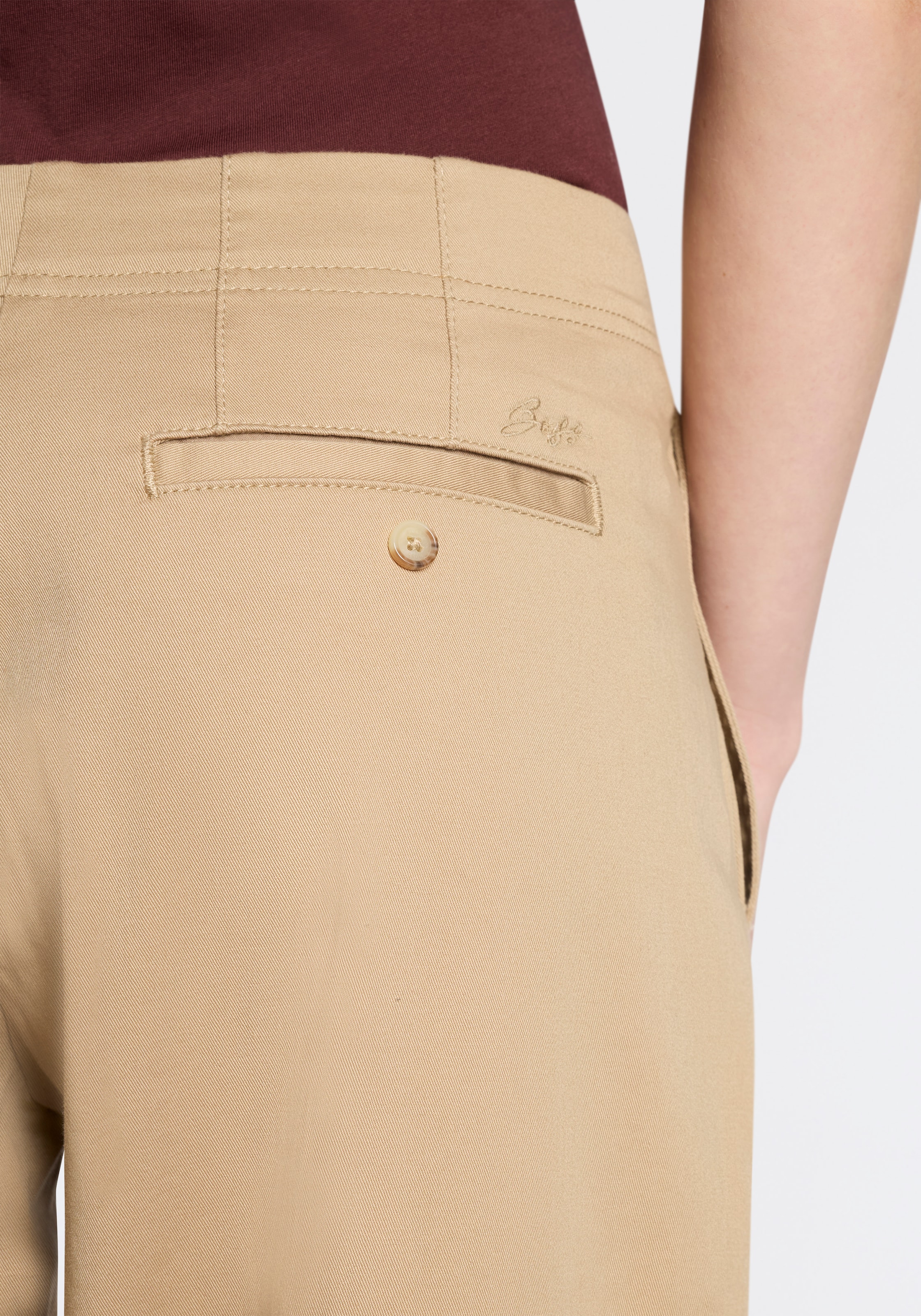 BOSS ORANGE Chinos »Taquina Premium Damenmode«  in lockerer Passform, Barrel Fit