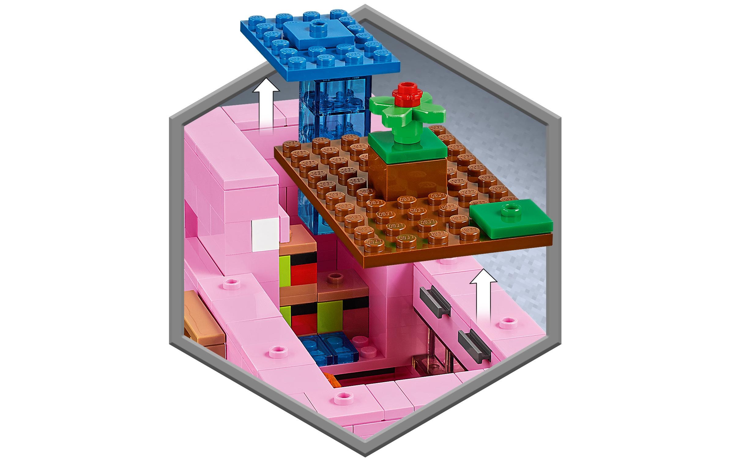 LEGO® Konstruktionsspielsteine »Das Schweinehaus«