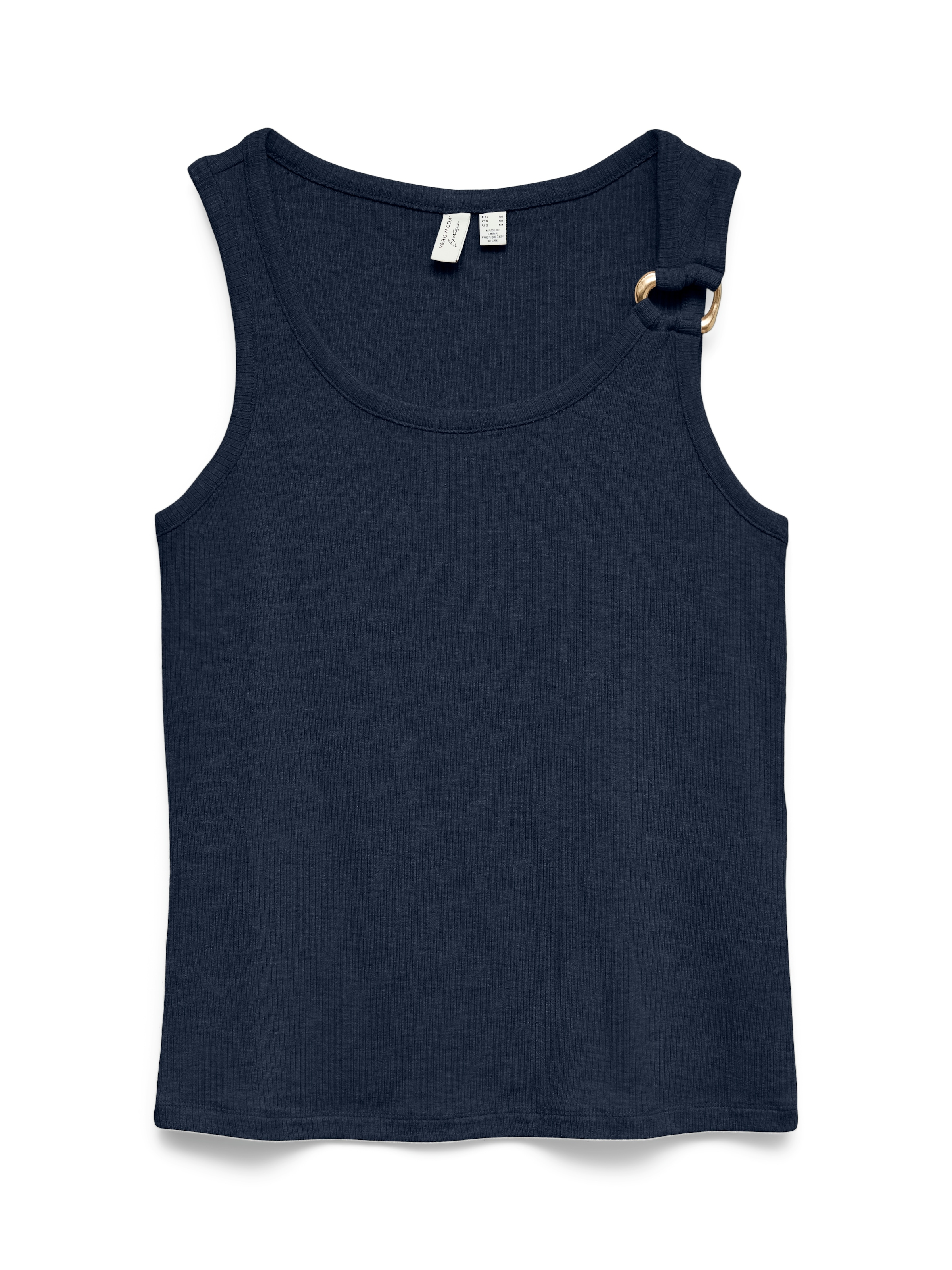 Vero Moda Débardeur »VMKIKI S/L O-NECK TOP JRS BTQ« mélange viscose, coupe régulière