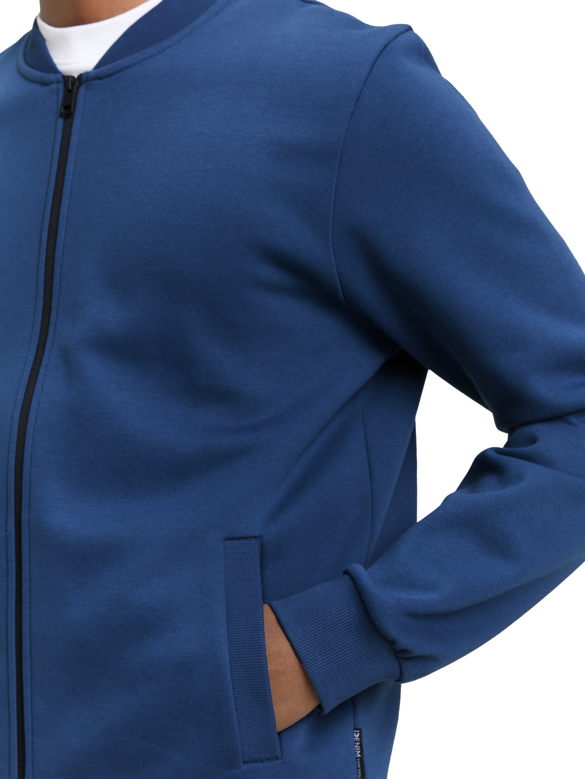 TOM TAILOR Denim Sweatshirt , mit Rippbündchen
