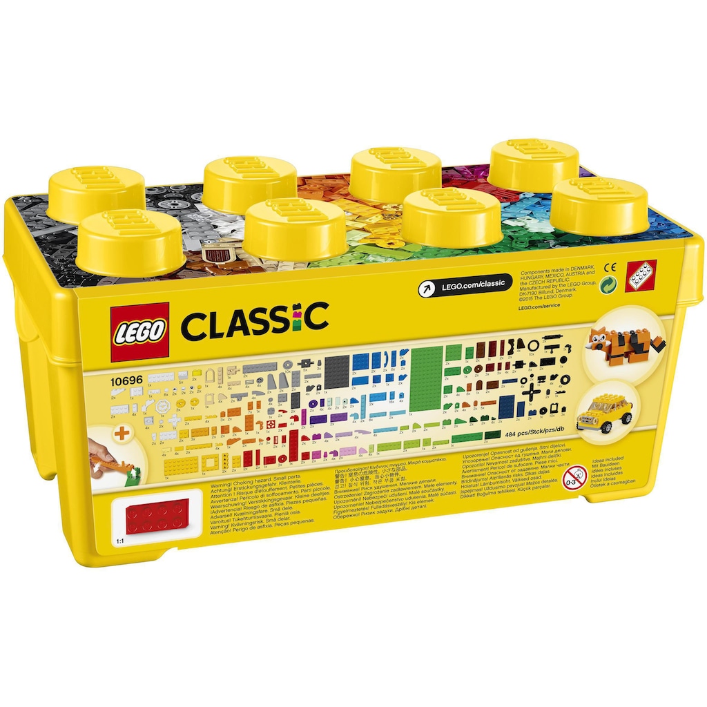 LEGO® Konstruktionsspielsteine »Bausteine Box (10696), LEGO®Classic«, (484 St.)