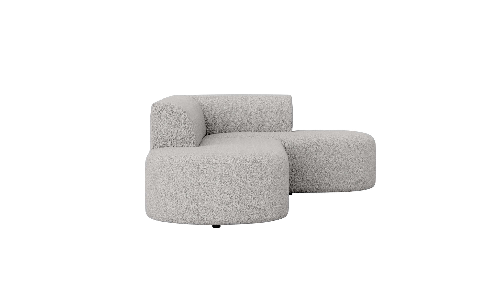 andas Ecksofa »Ecksofa Tvinne mit Ottomane links oder rechts bestellbar«, L-Form, mit Wellenunterfederung, BxTxH 260x170x73 cm