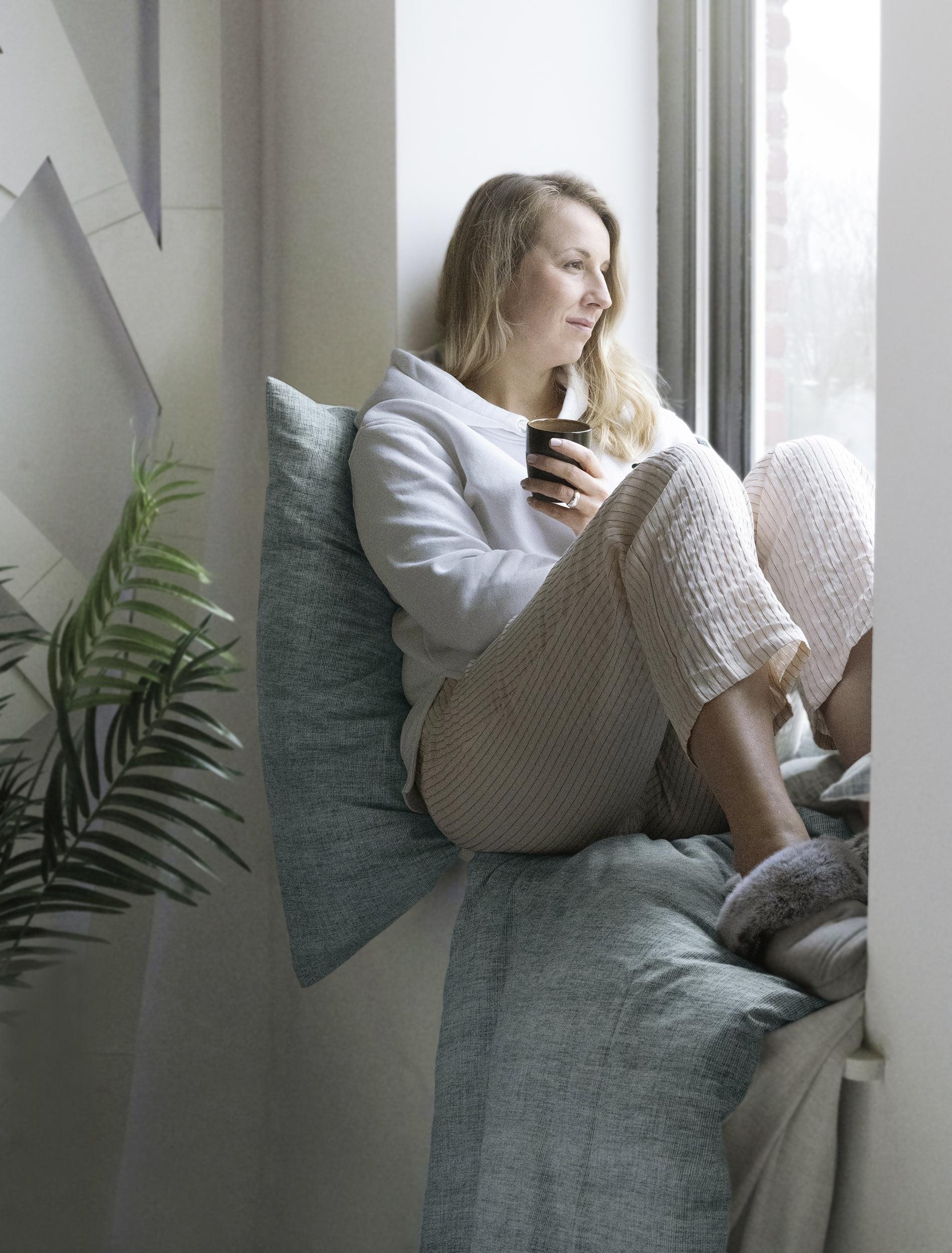 Irisette Linge de lit réversible »Wave-HK 8557« 2 cuis ajusté et respirant