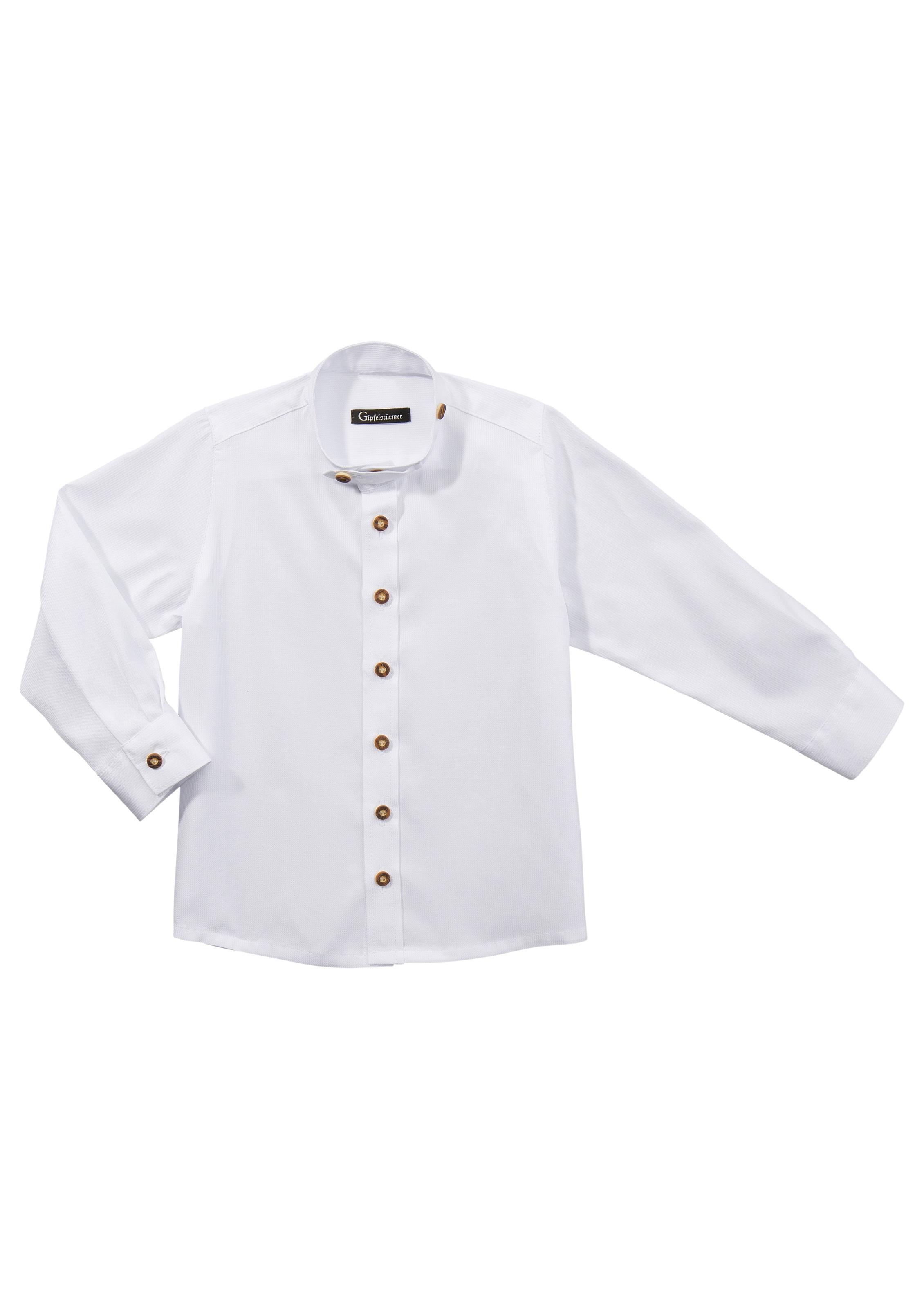 Image of OS-Trachten Trachtenhemd, Kinder, mit Stehkragen und Riegel bei Ackermann Versand Schweiz