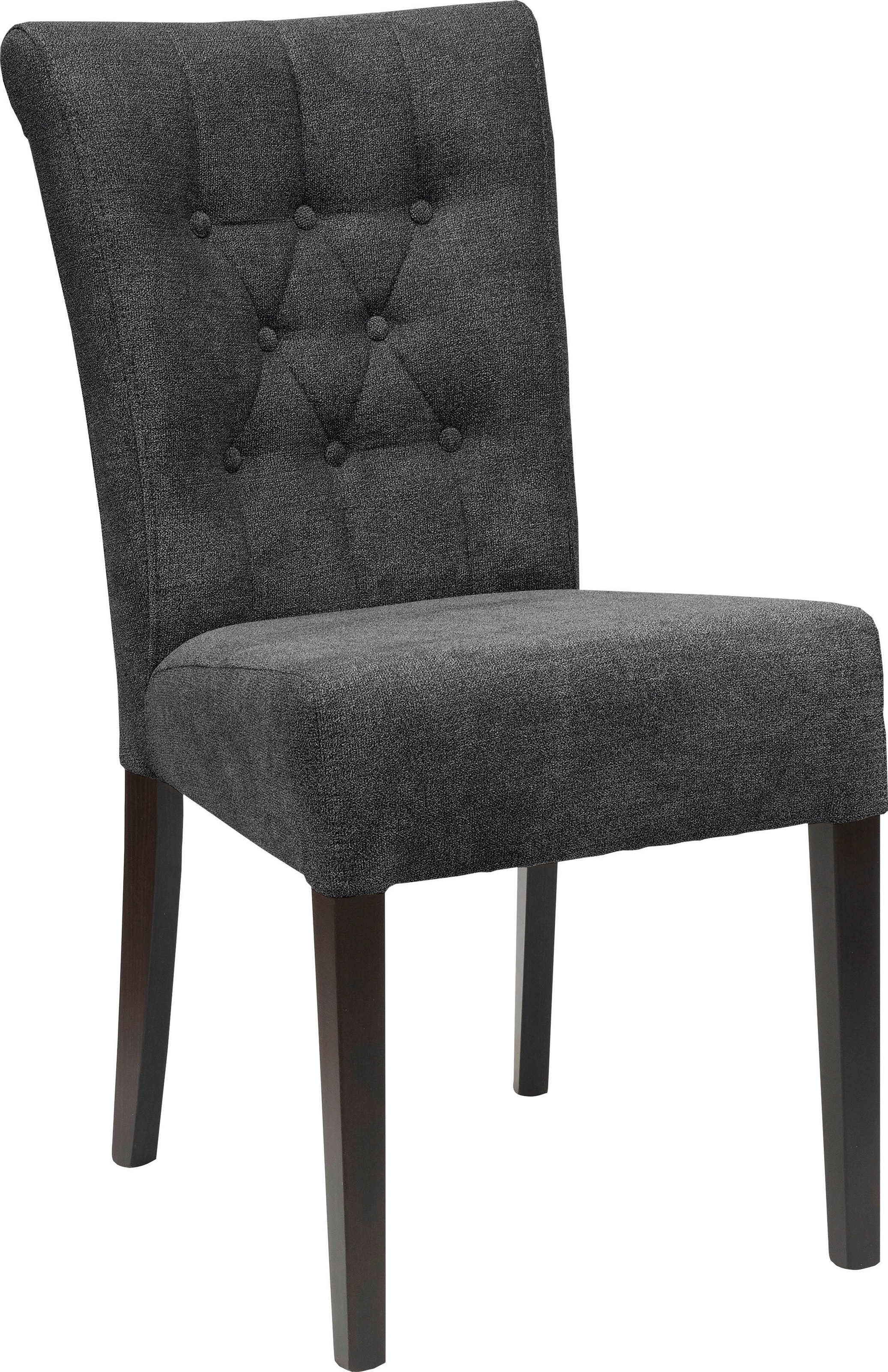 Home affaire Esszimmerstuhl »Queen BESTSELLER«, (Set), 6 St., Feinstruktur, Polsterstuhl mit Knopfheftung, 2er, 4er oder 6er Set