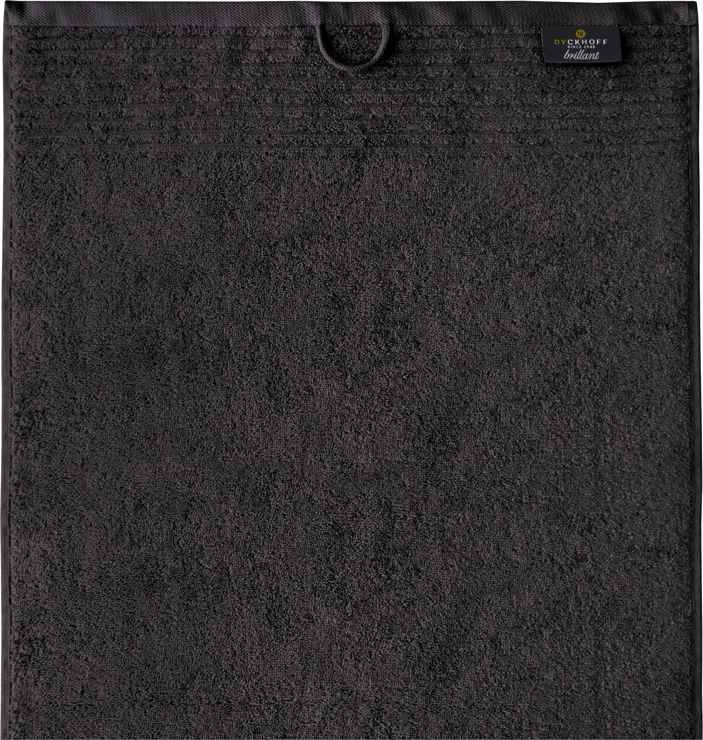 Dyckhoff Duschtuch »Duschtuch BRILLANT, Baumwolle, 70x140 cm, 550 g/m²« Baumwolle