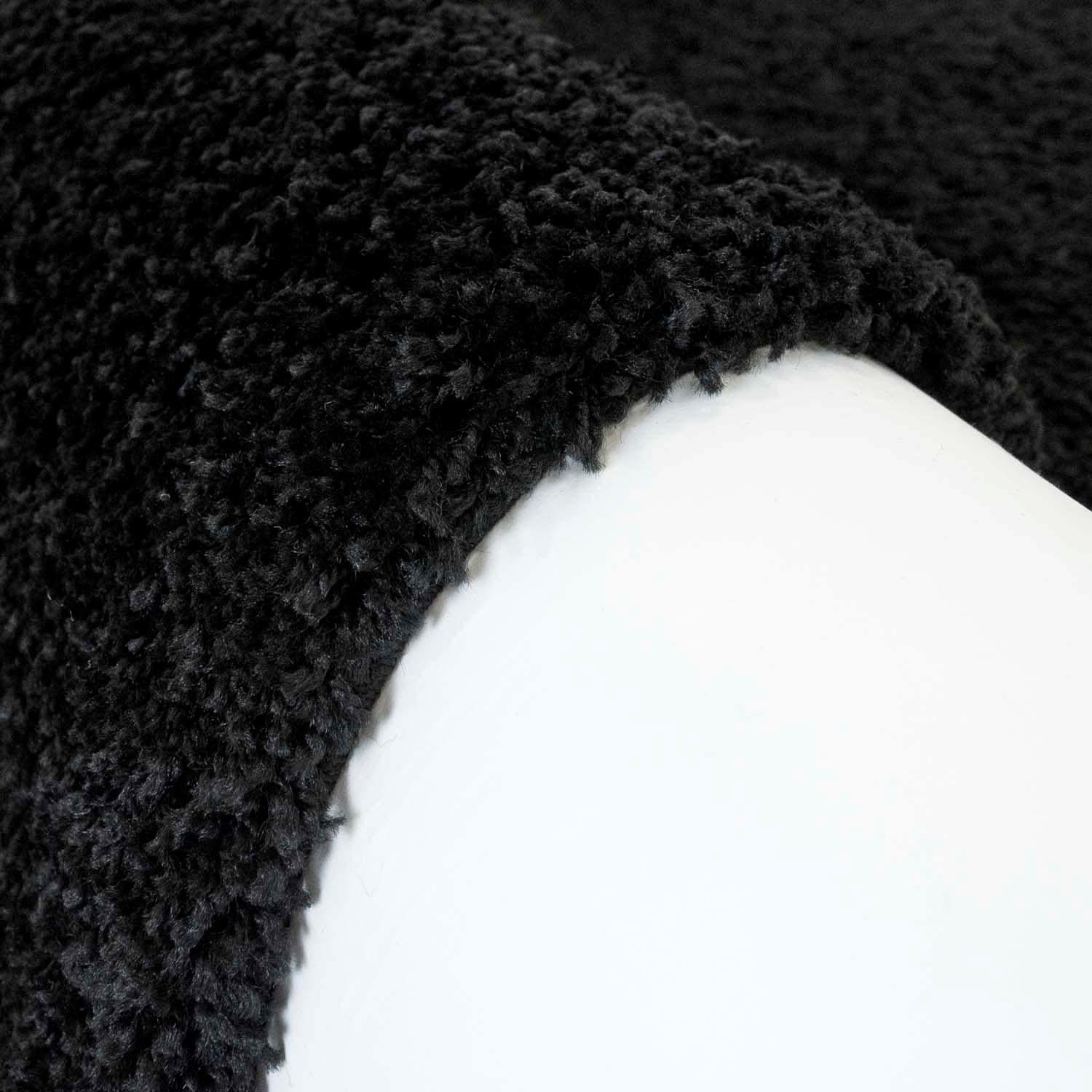 Carpet City Hochflor-Teppich »Shaggi uni 500«, rechteckig, 30 mm Höhe, Läufer, Shaggy, Uni, Langflor, weich, Wohnzimmer, Schlafzimmer, Kinder