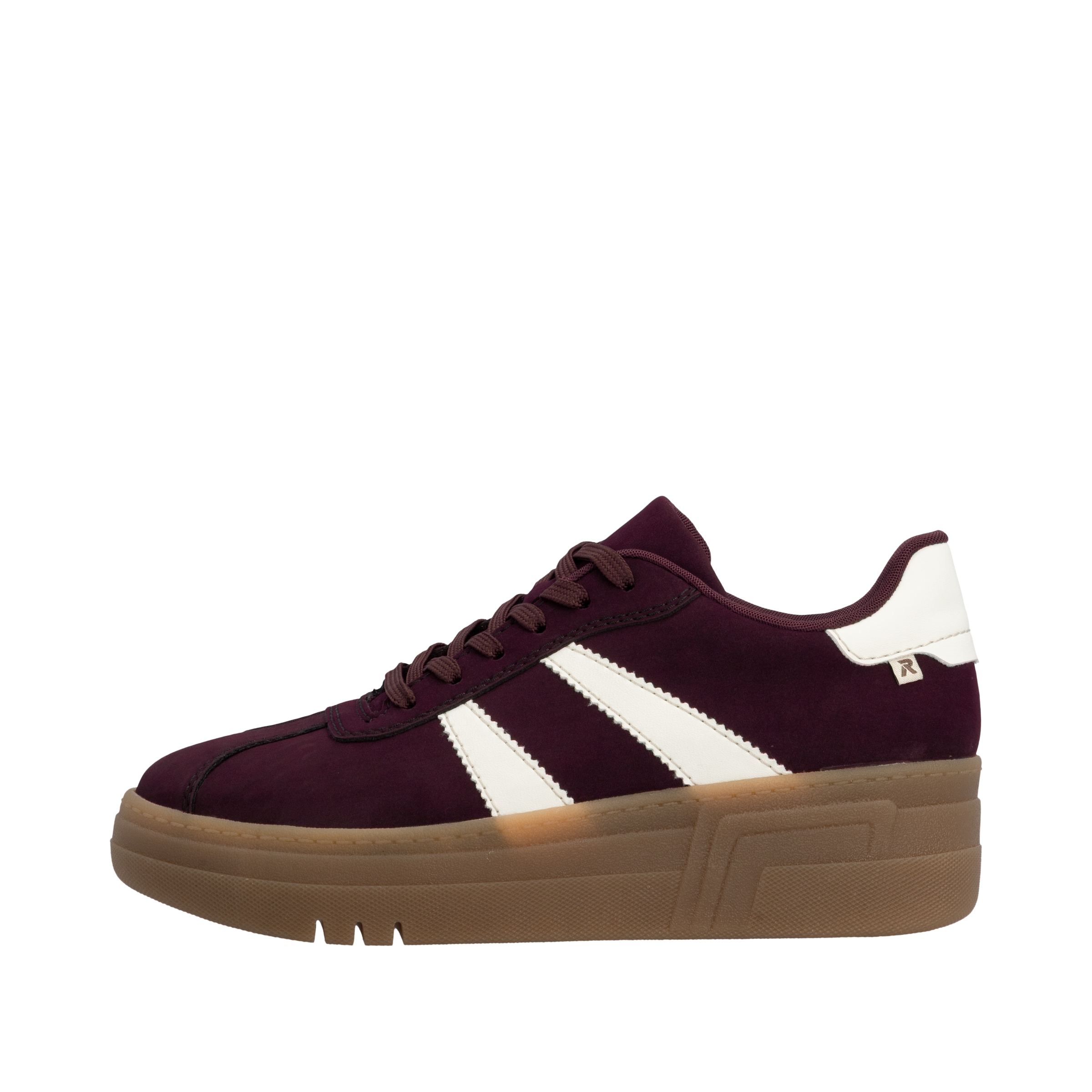 Rieker Baskets à plateforme  basket sneaker, sneaker rétro, chaussure à lacets avec col doux