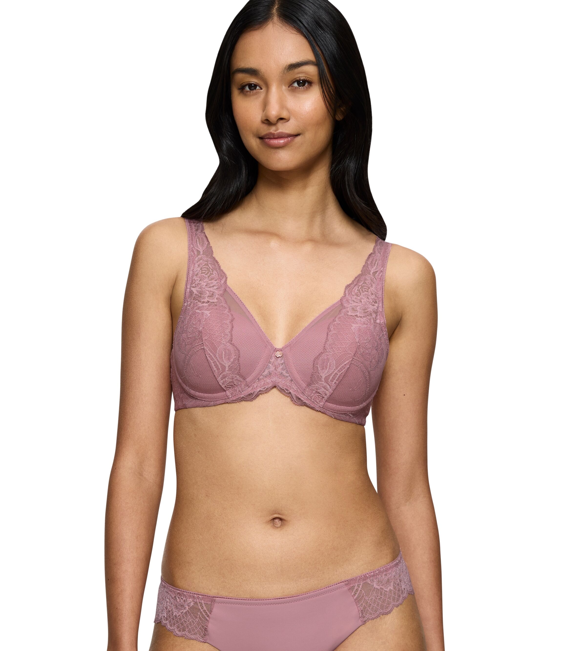 Image of Triumph Bügel-BH "Wild Peony Florale WP" mit Spitzendetails