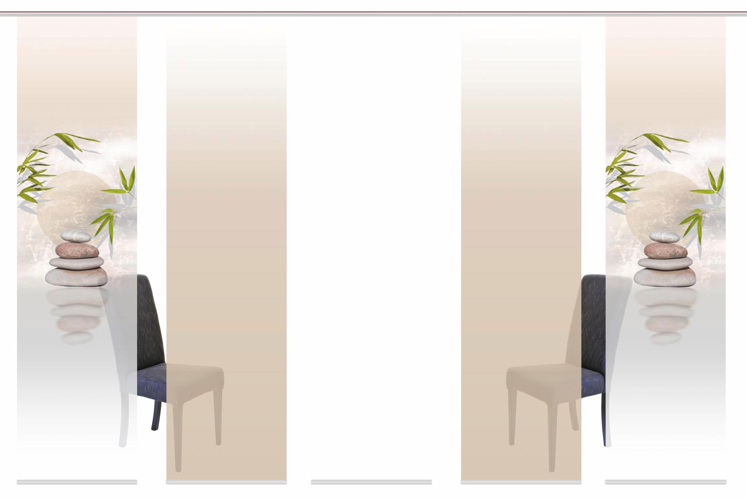 Image of HOME WOHNIDEEN Schiebegardine »BUDA«, (5 St.), HxB: 245x60, inkl. Befestigungszubehör bei Ackermann Versand Schweiz