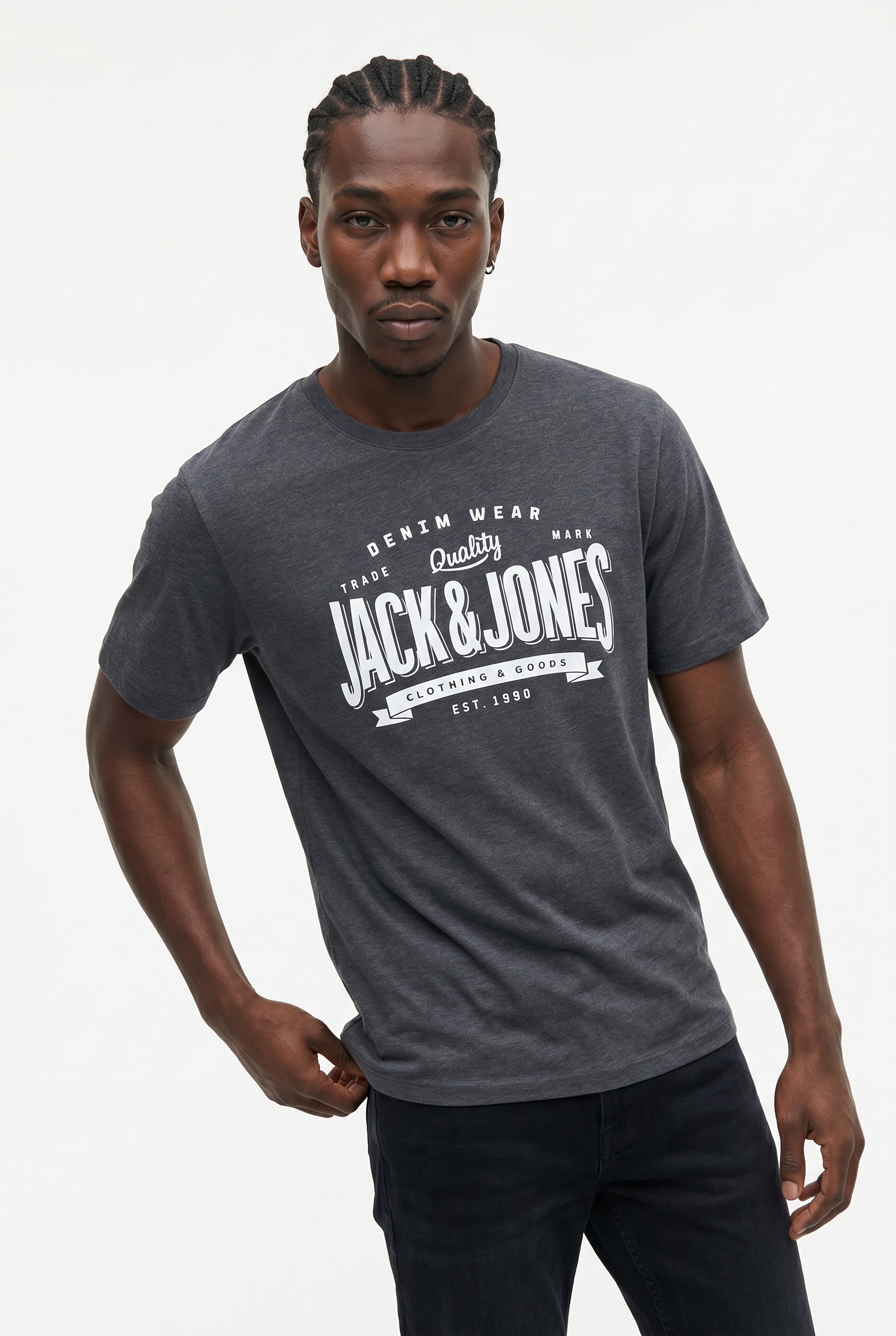Jack & Jones »JJELOGO TEE SS O-NECK 2 COL AW26 SN« Baumwolle, regular fit