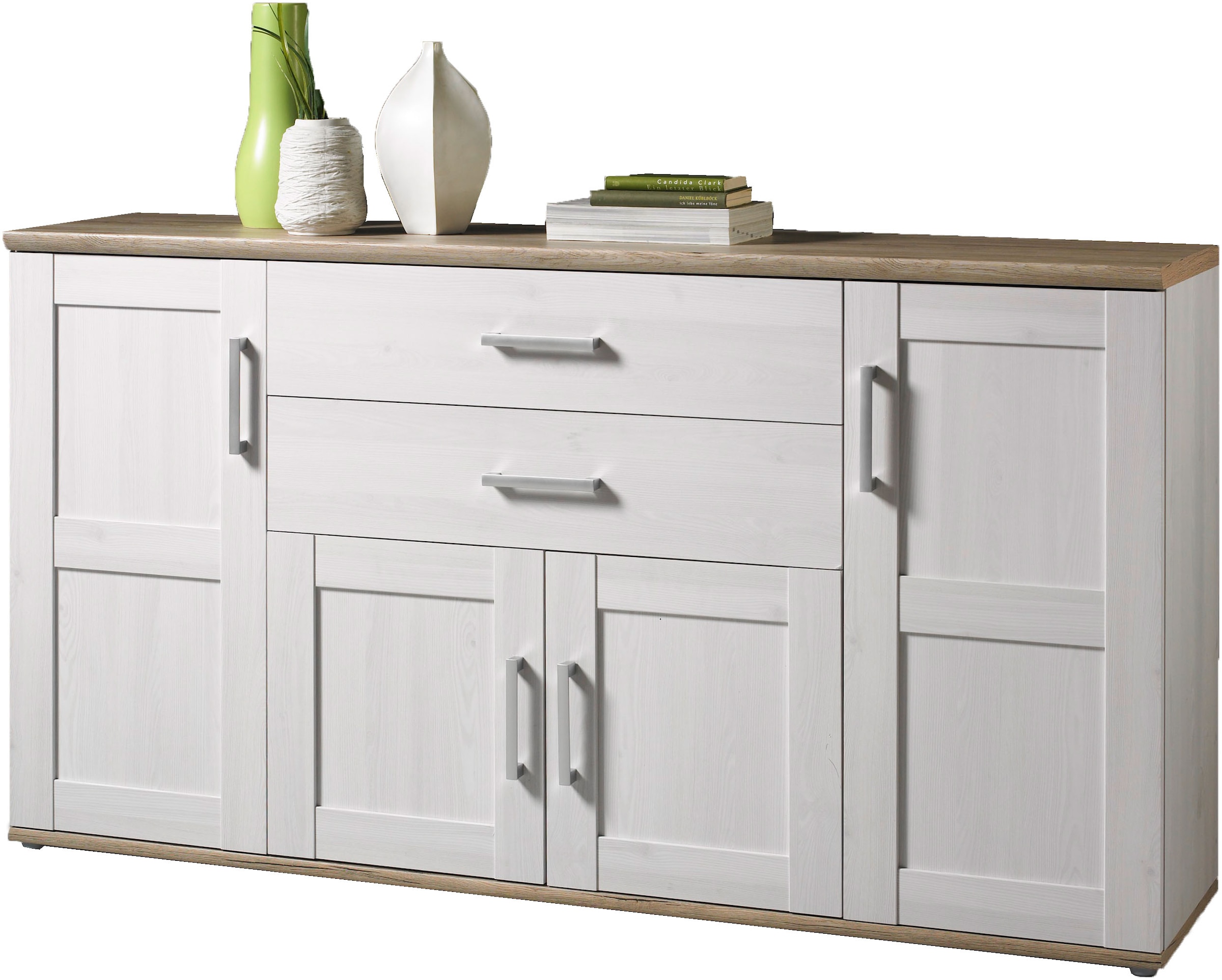 HBZ Sideboard »Romance im Landhaustil, Wohnzimmerschrank BxHxT 186x100x46 cm« 1 cuis tlg. Landhaustil, Wohnzimmerschrank in Sibiu Lärche NB