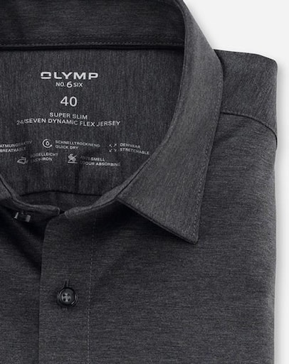 OLYMP Chemise d'affaires »No. Six 24/Seven super slim« in  bequemer Jersey-Qualität