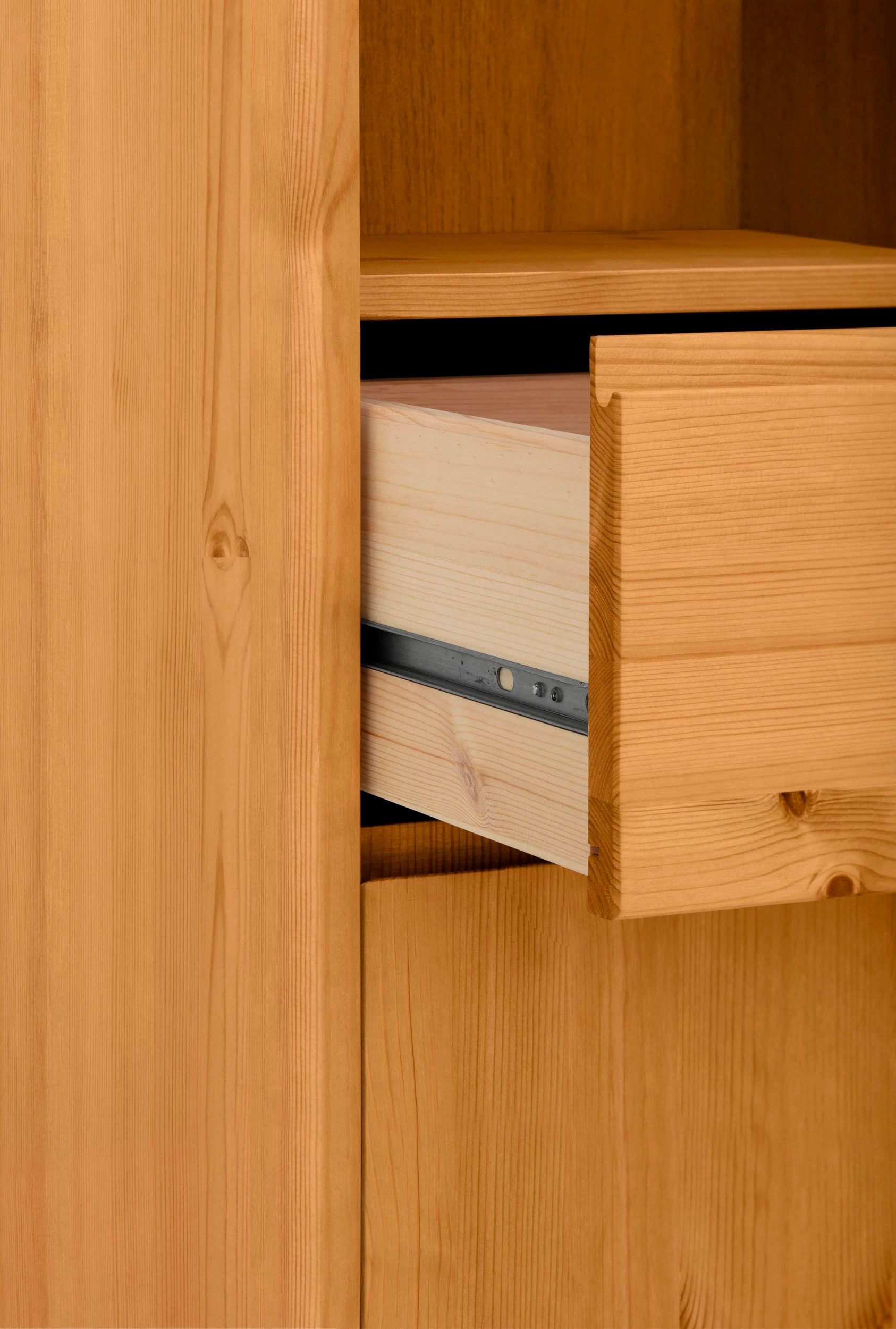 GOODproduct Hochschrank »Jorrick«, Breite 40 cm, Massivholz Kiefer mit Bio Öl/Wachs behandelt