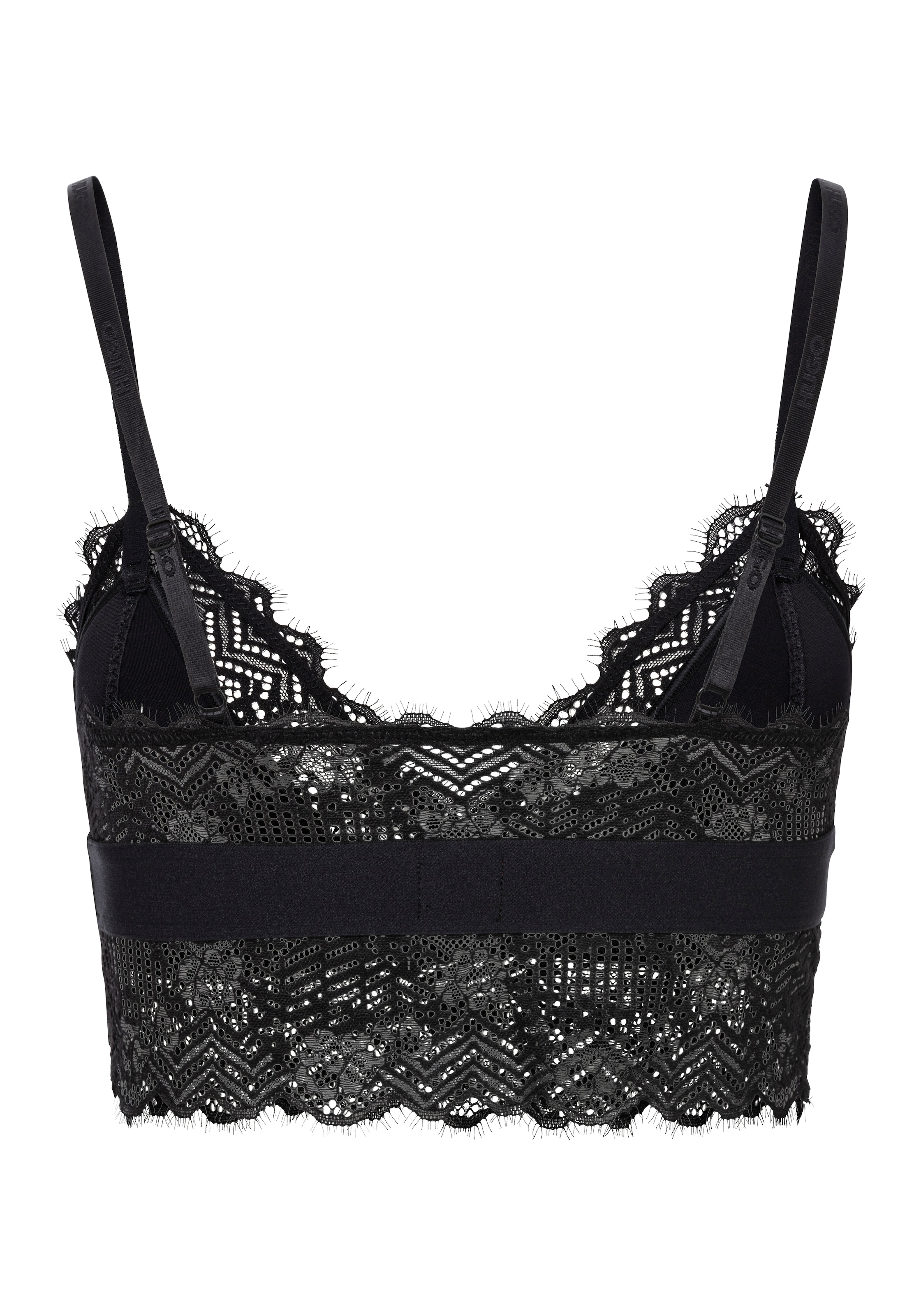 HUGO Underwear Bügelloser BH »TRIANGLE RL LACE«, mit Hugo-Label am Bund