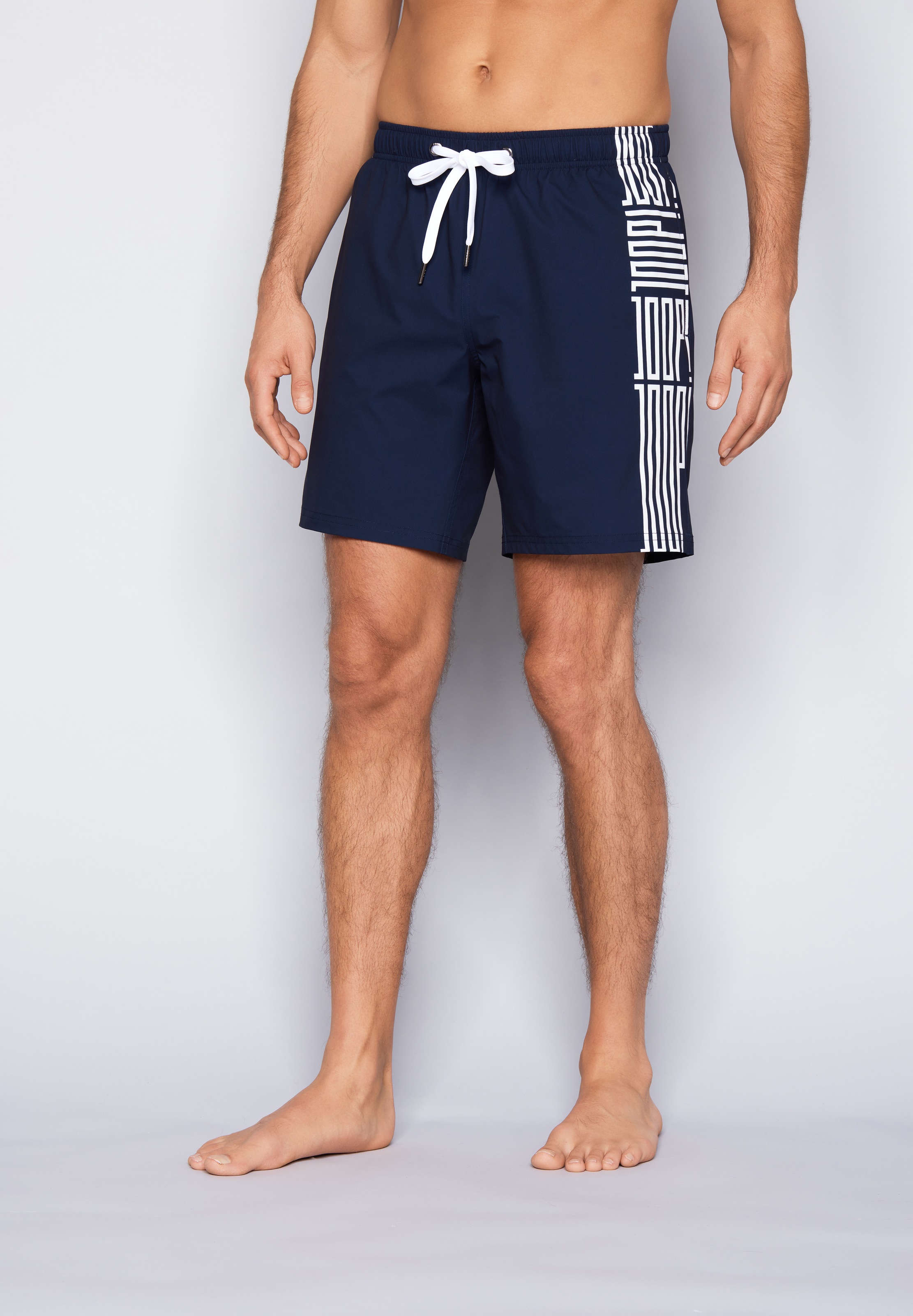 JOOP! Badeshorts »Deco Logo Placement« mit seitlichen Taschen und grossem Wording