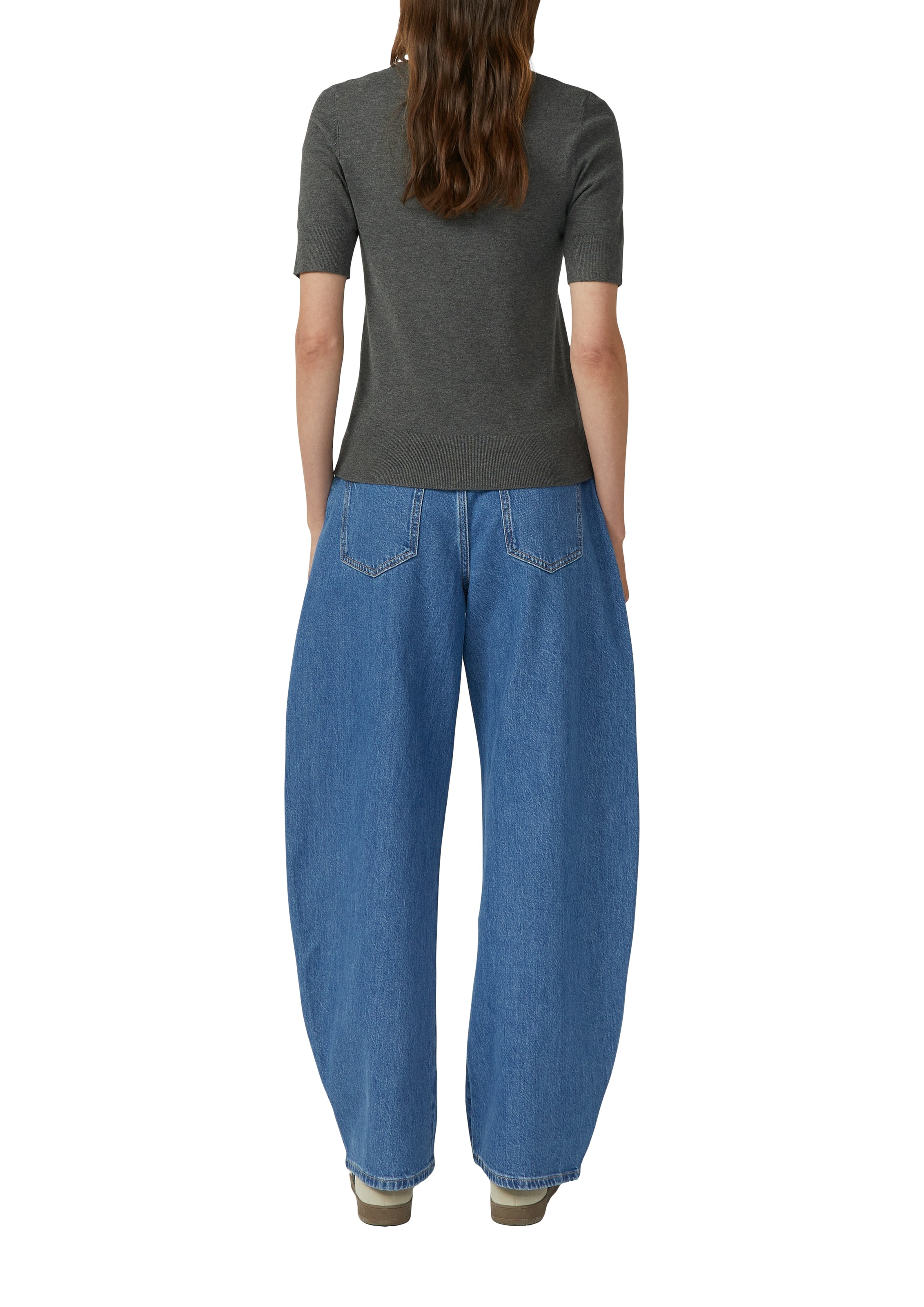 s.Oliver Pull à manches courtes mit Logo Stickerei