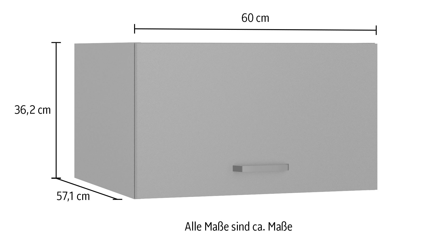 OPTIFIT Armoire à poser »OPTImulti« Breite 60 cm, Höhe 35,2 cm, Tiefe 57,1 cm, mit 1 Klappe