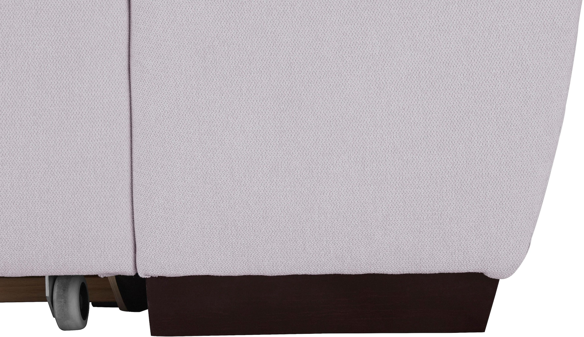 exxpo - sofa fashion Ecksofa »Salerno, inkl. Kopf- und Armteilverstellung, elegant & bequem, L-Form«, wahlweise mit Bettfunktion und Bettkasten, tolle Detailverarbeitung