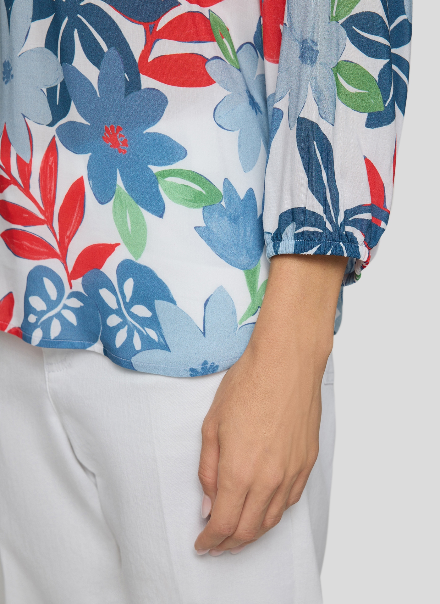 Rabe Blouse classique mit All-Over Print