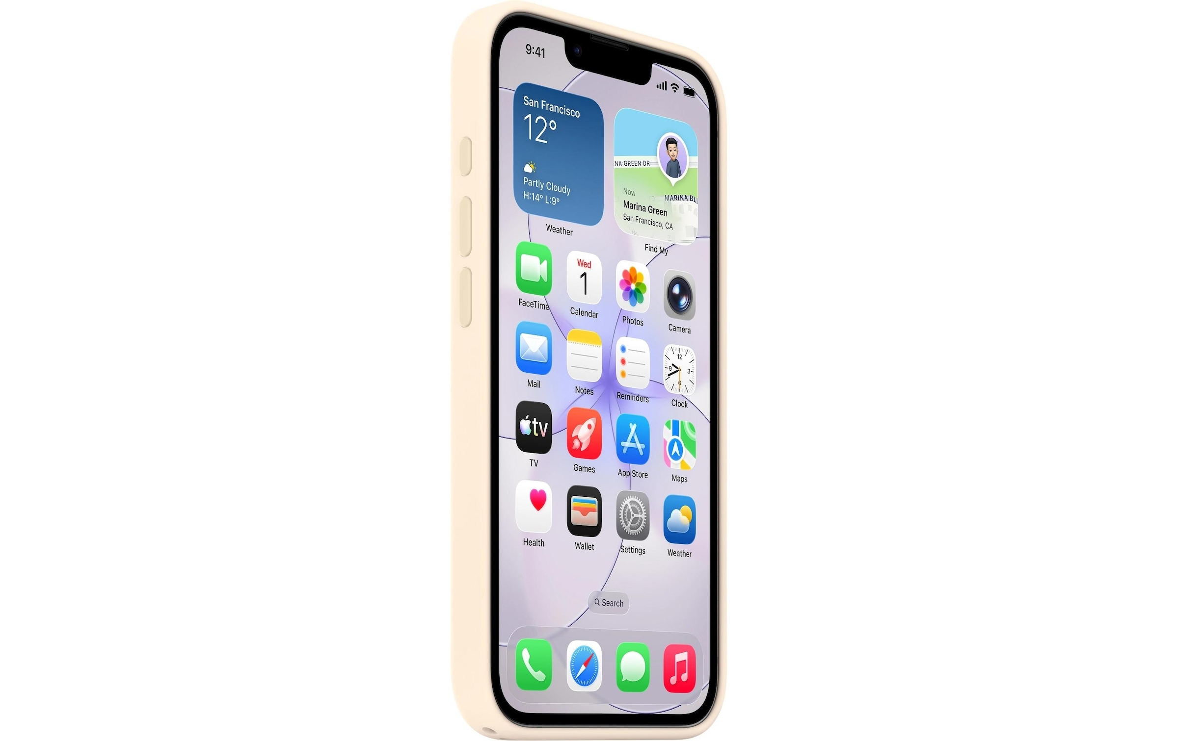 Apple Étui pour smartphone »iPhone 17e Silikon Case mit MagSafe« 15,5 cm (6,1 Zoll)