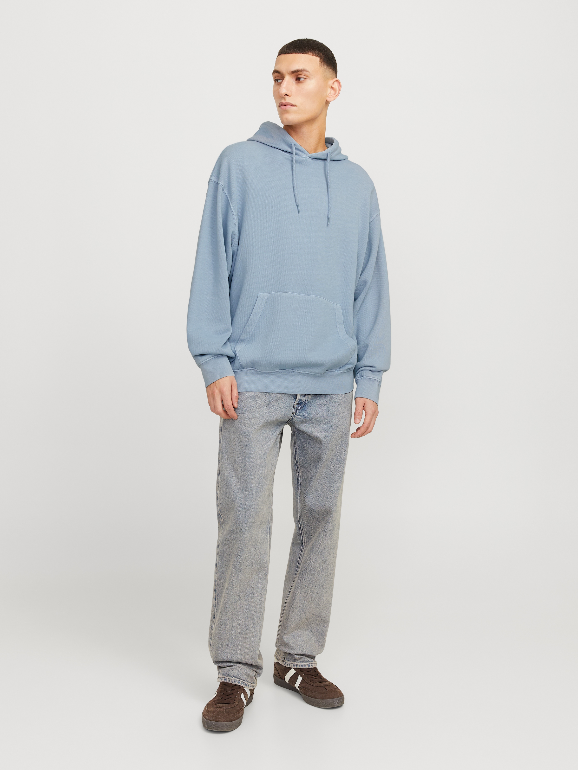 Jack & Jones Kapuzensweatshirt »JJECHARGE FADED SWEAT HOOD NOOS«, mit Kapuze