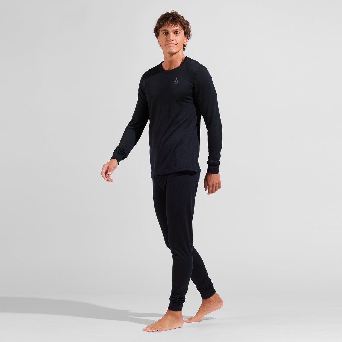 Odlo T-shirt fonctionnel »BL TOP crew neck l/s-MERINO 200« atmungsaktives Funktionsshirt, aus Wolle, schnell trocknendes Material