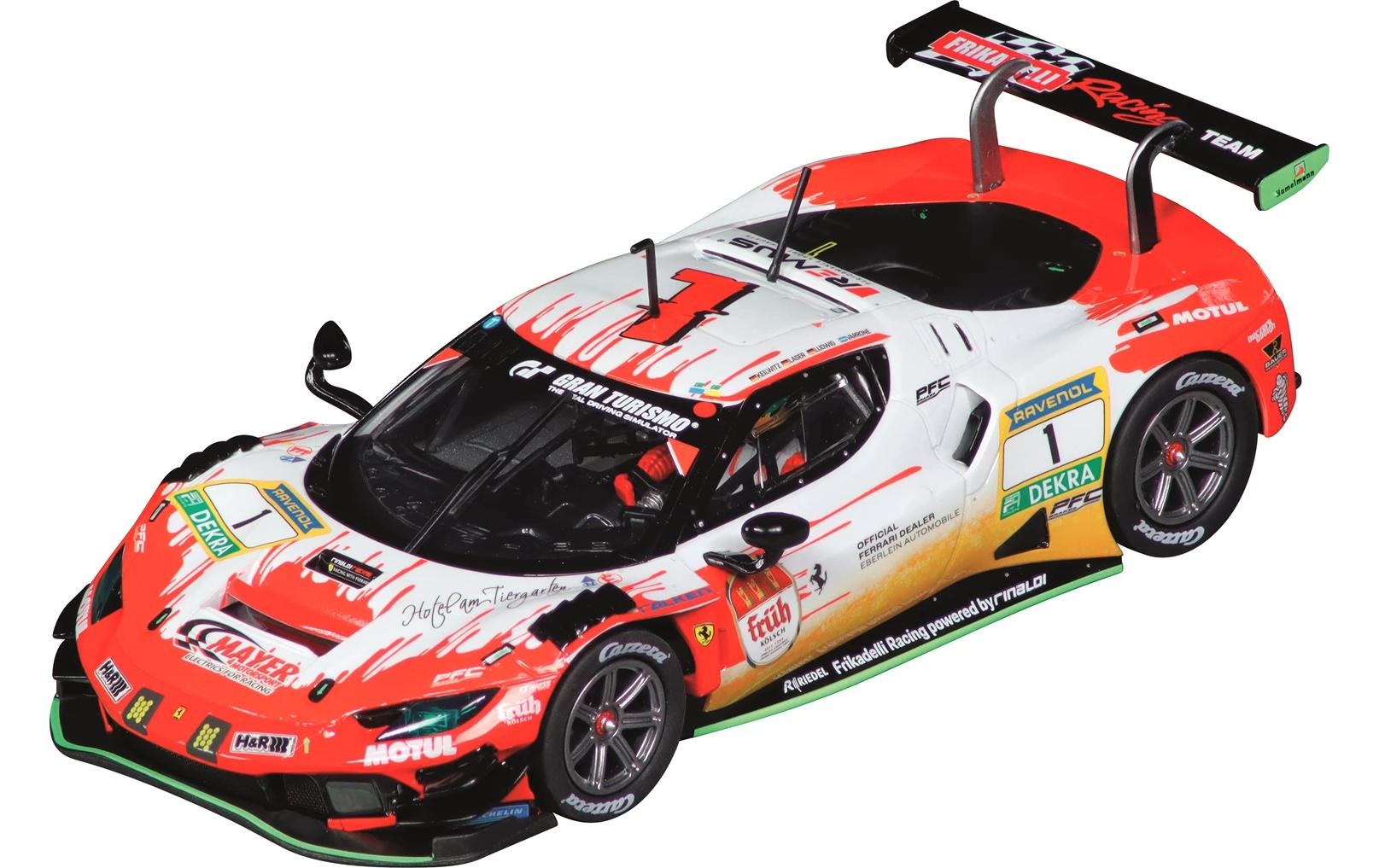 Image of Carrera Rennbahn-Auto "Ferrari 296 GT3 No.1 mit Licht 1:32" Licht, Rücklicht