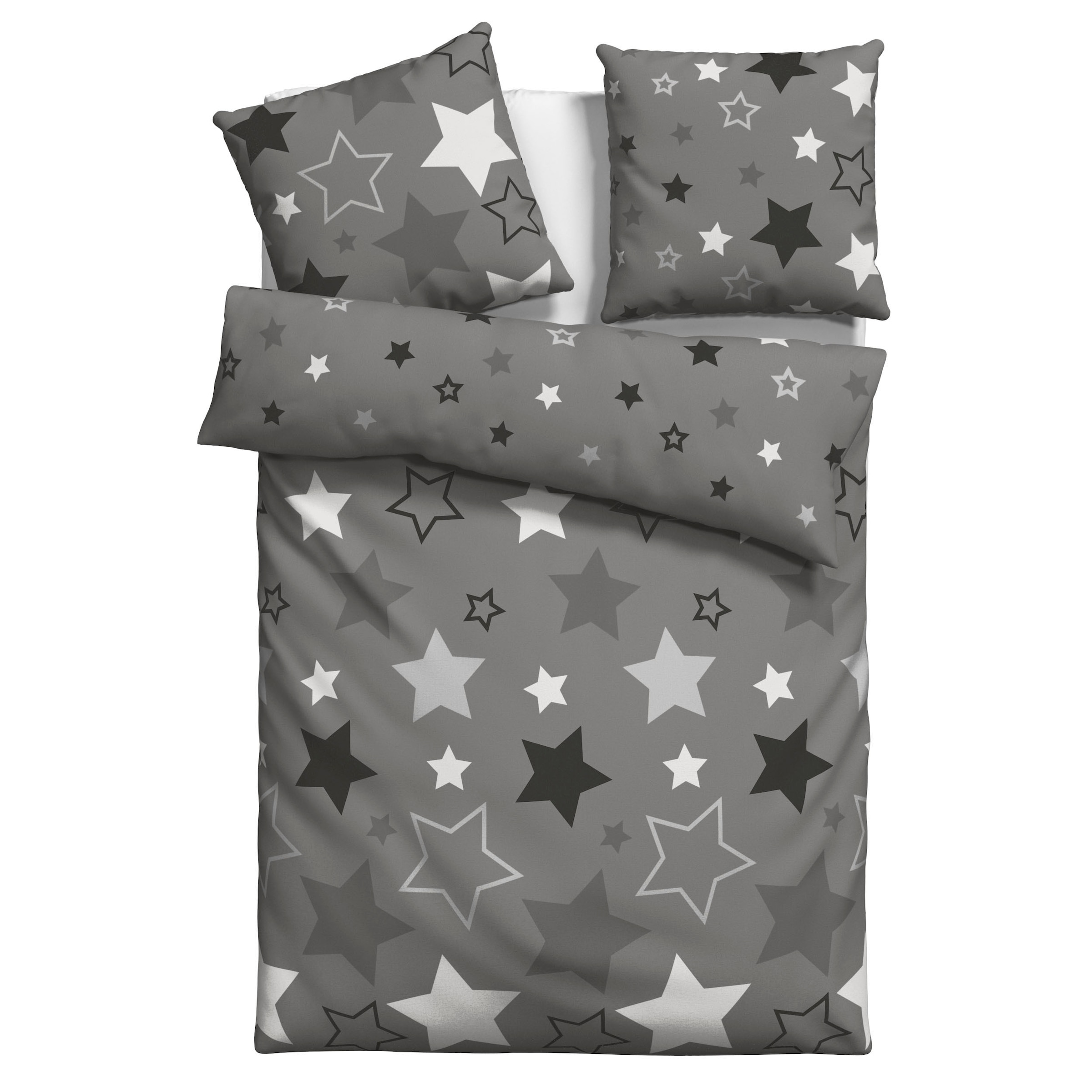 my home Bettwäsche »Dreamer in Gr. 135x200 oder 155x220 cm, ideal für Weihnachten«, Fleece kuschelig warm im Winter, Weihnachtsbettwäsche, Winter