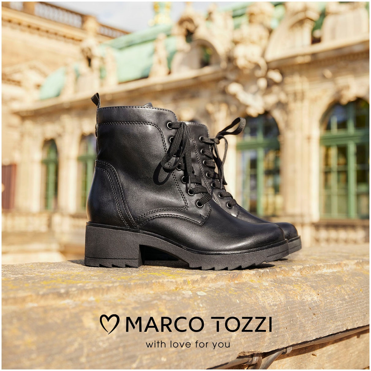 MARCO TOZZI Schnürstiefelette, mit FEEL-ME Ausstattung