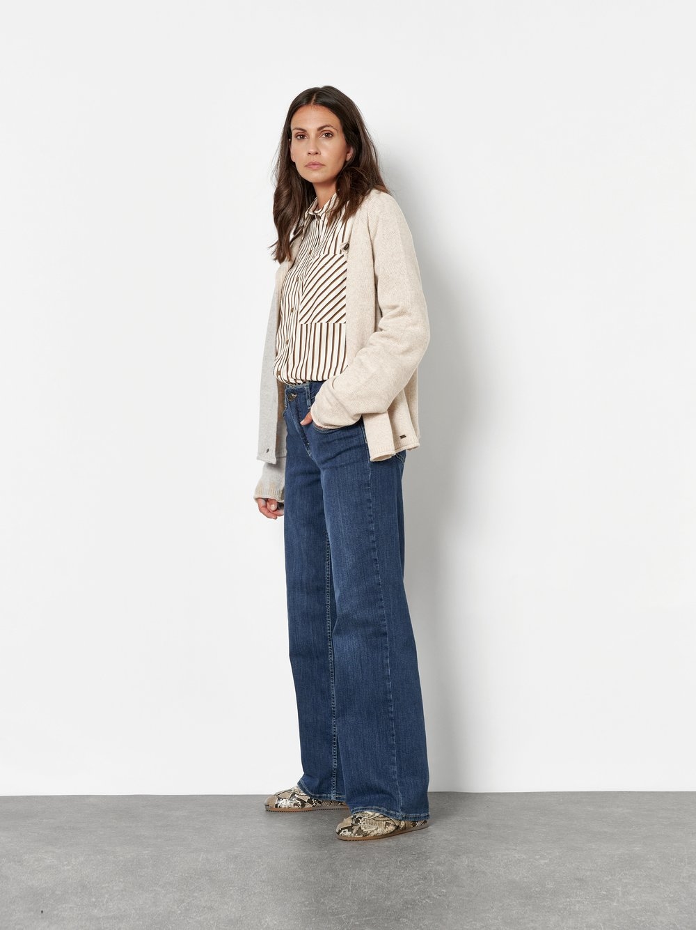 Image of TONI High-waist-Jeans "Liv New Wide" mit Stretch