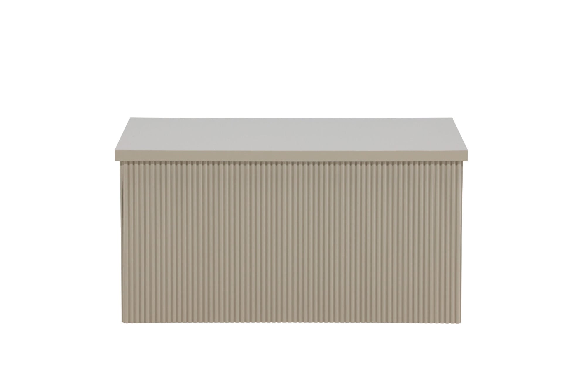 Venture Home Beistelltisch »Lenox, rechteckiger Beistelltisch in einladendem Beige, 80 × 60 cm« Ablagetisch, MDF, rechteckig, geräumig, schlicht, dezent