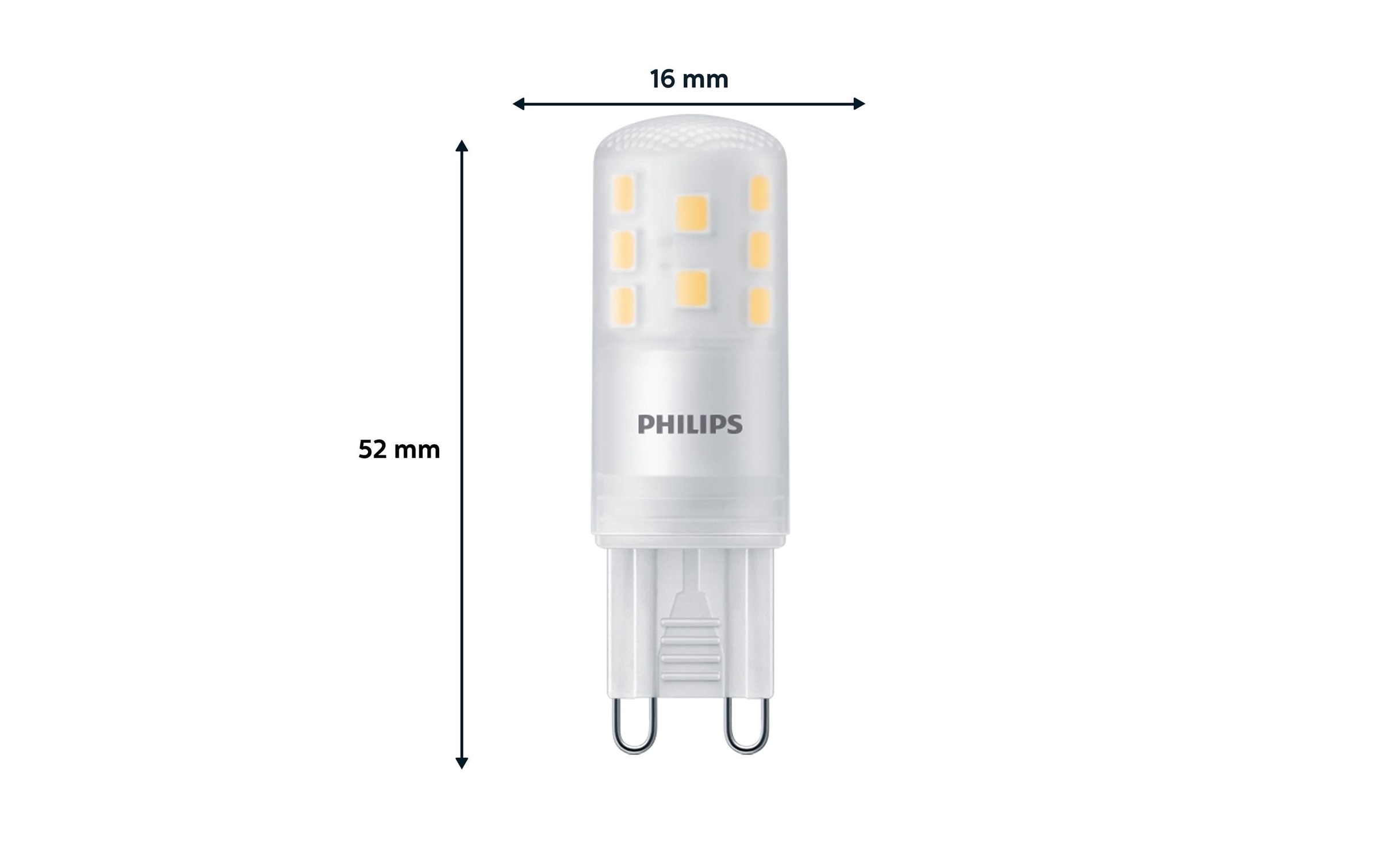 Philips LED-Leuchtmittel »40W, G9 x 6 2700K«, 1 St.