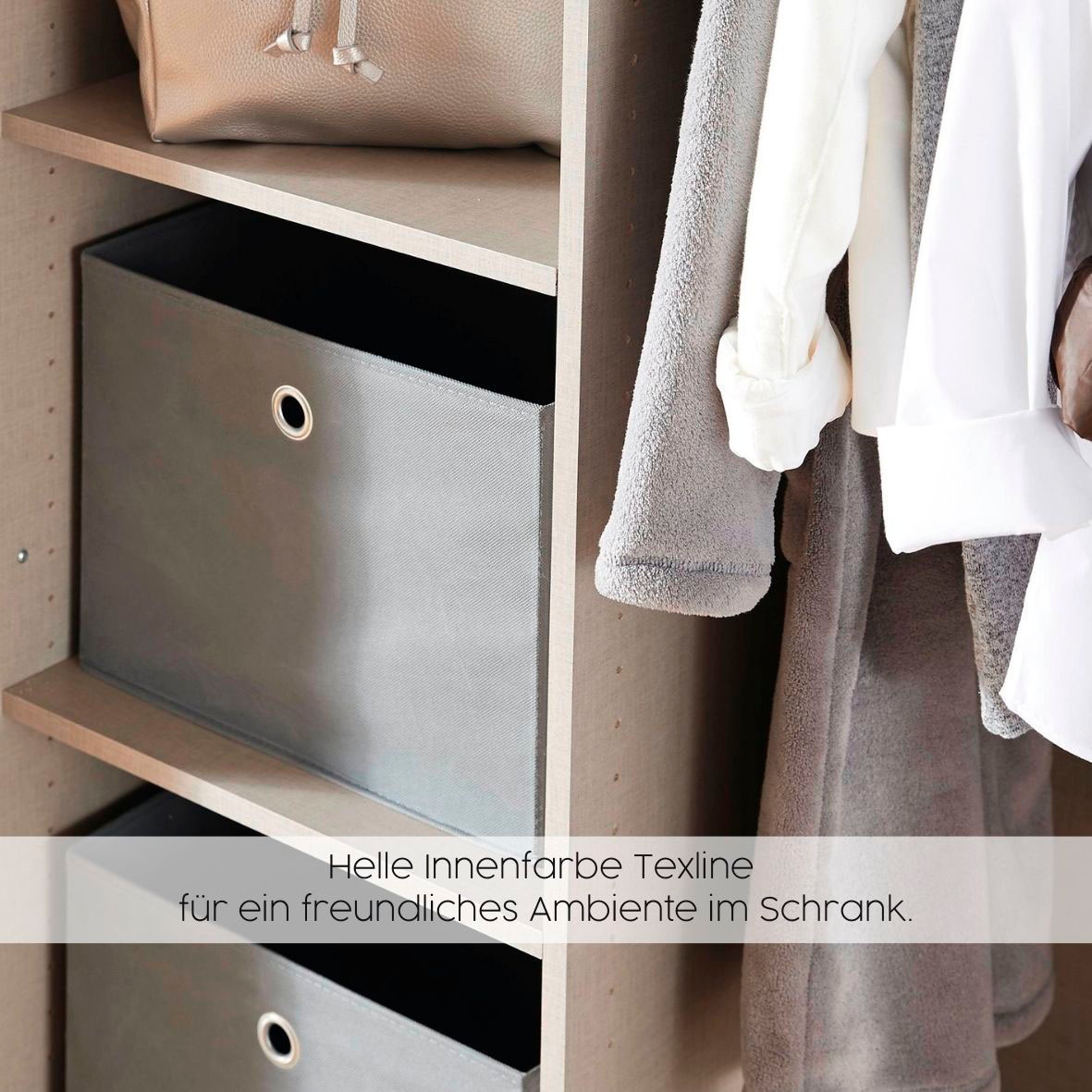 rauch Armoire à portes battantes »Kleiderschrank Schrank Garderobe COSTA in den Breiten 91/136/181 cm« En 3 configurations BASIC/CLASSIC/PREMIUM,  beaucoup d’espace, façade sans poignées et fonction push-to-open MADE IN GERMANY
