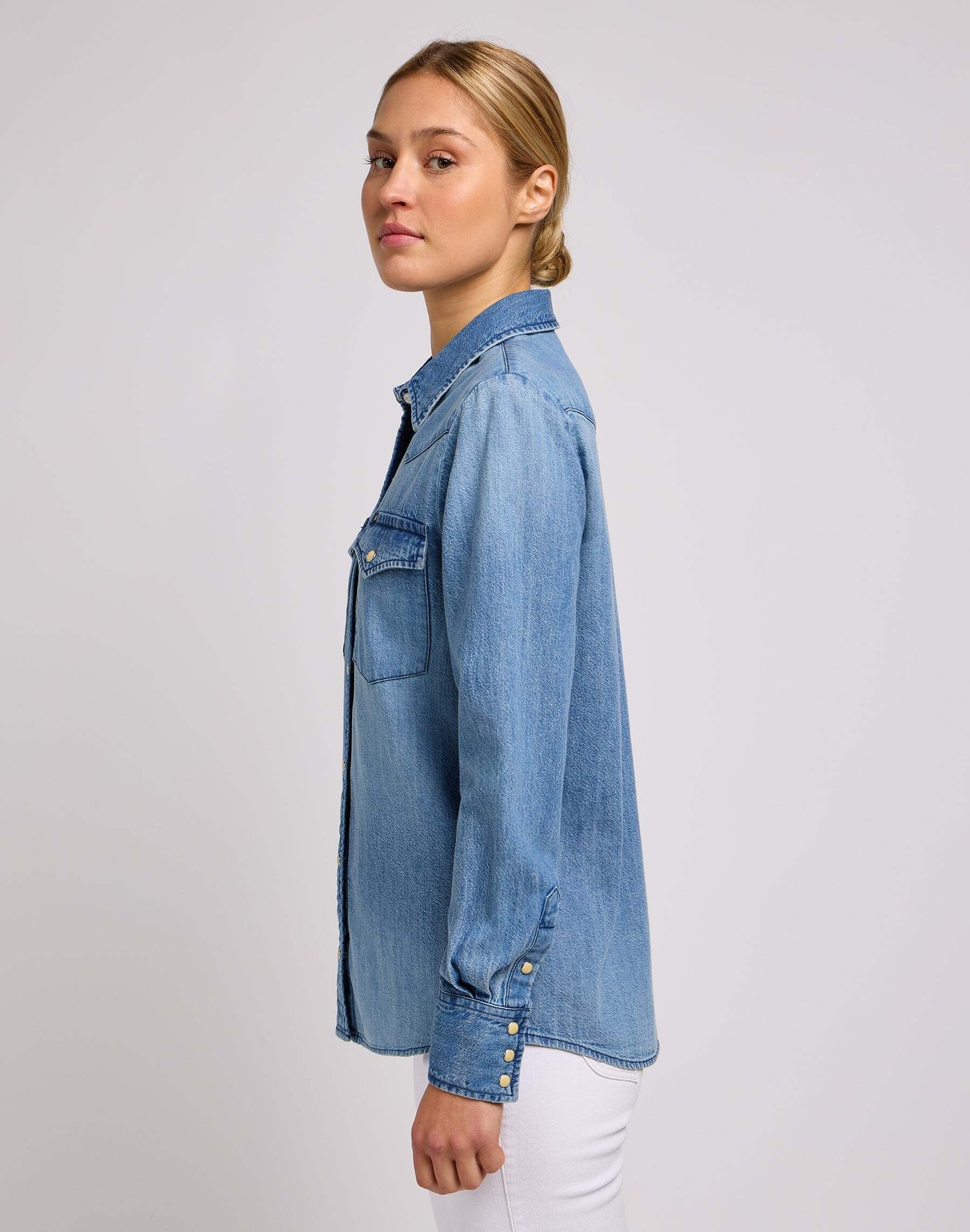 Lee® Jeansbluse »Lee Jeanshemd Regular Western Shirt«