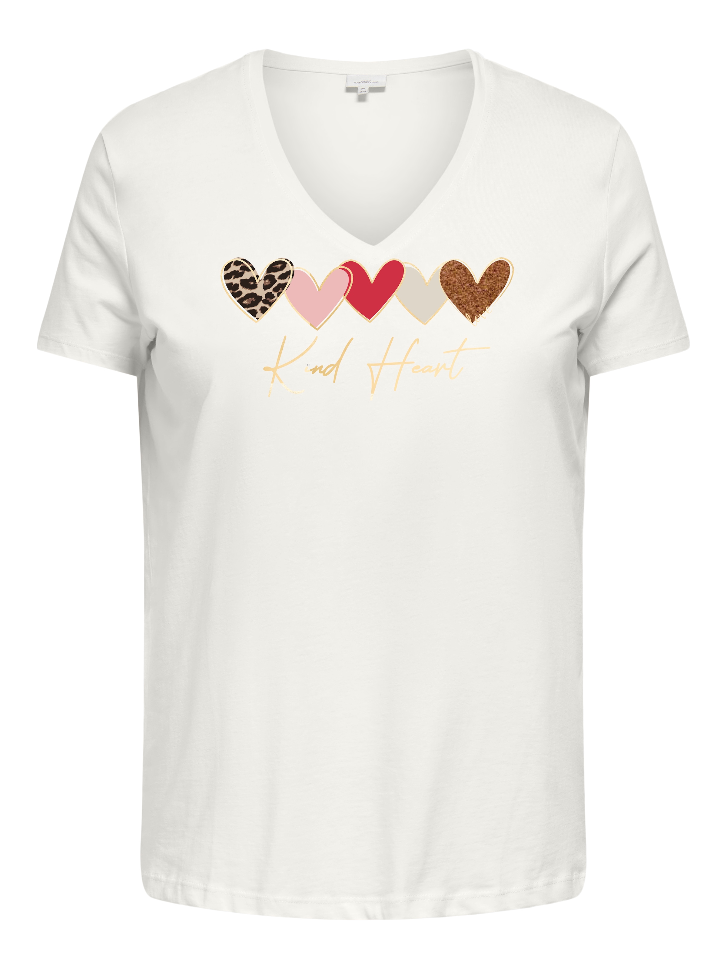Image of ONLY CARMAKOMA V-Shirt "CARMAEBELL LIFE S/S V-NECK REG TEE JRS"