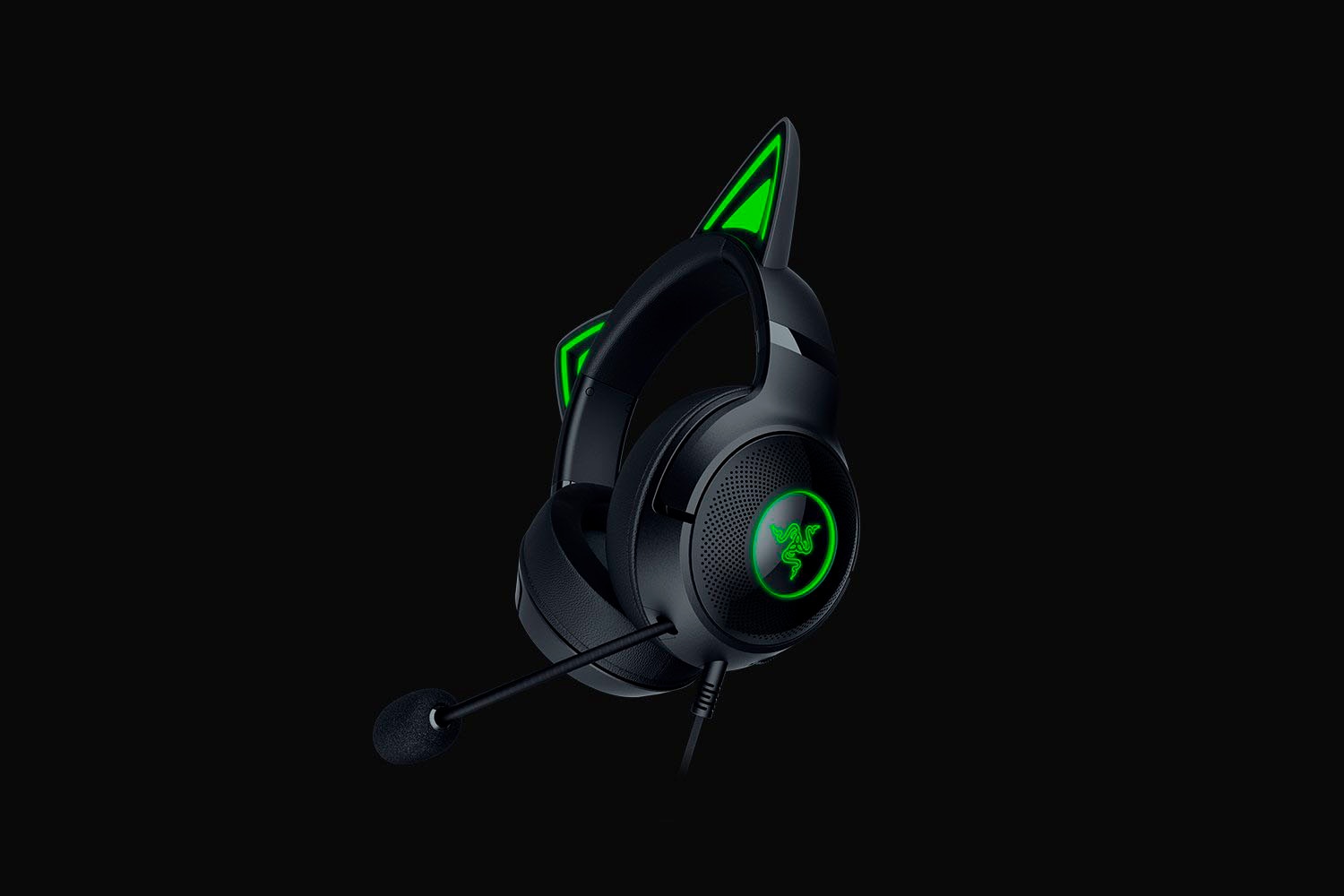 RAZER Kopfhörer »Kraken Kitty V2«, Rauschunterdrückung-Stummschaltung