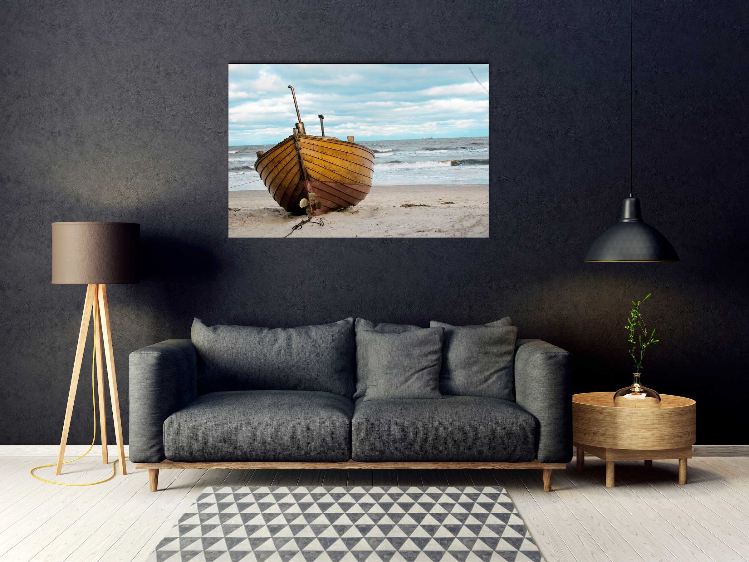 Image of queence Acrylglasbild "Eragon" Himmel Meer Meer Bilder Schiffe Spa Spa Bilder Strand 1 Stk. tlg. Fine Art-Print in Galeriequalität