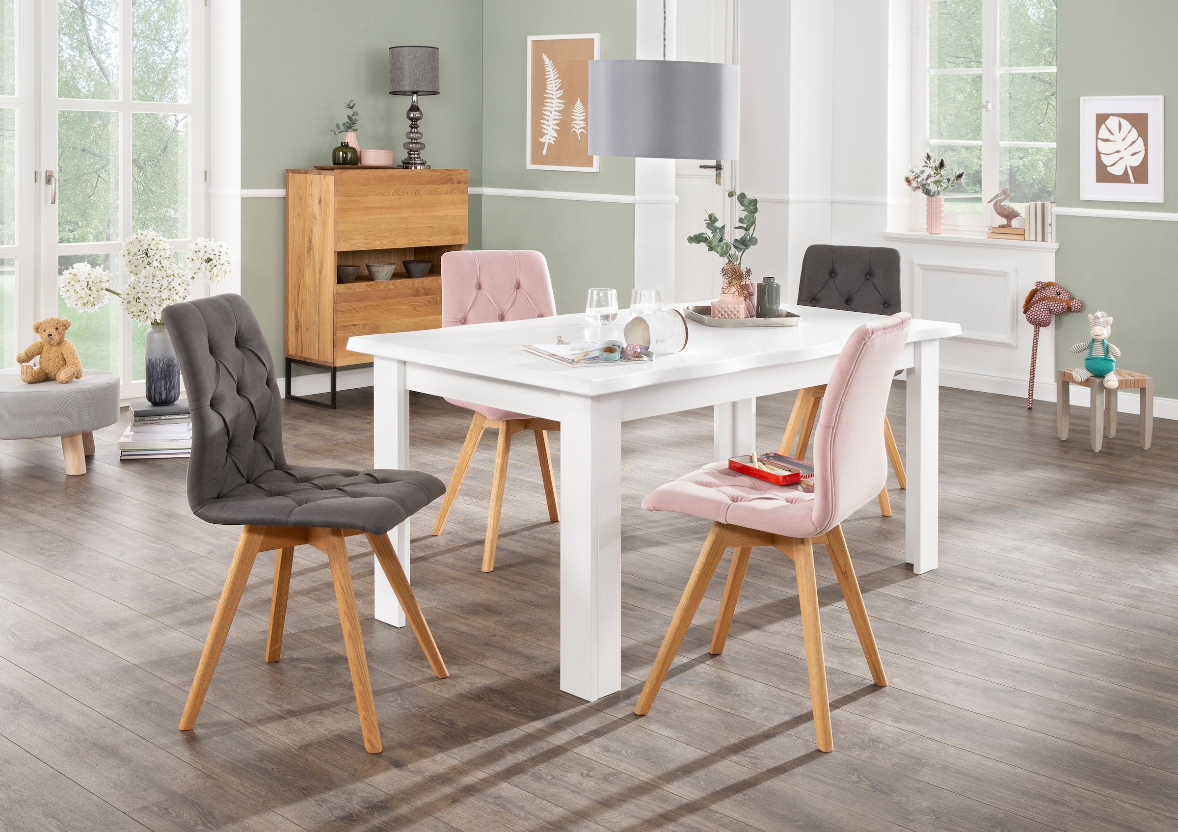 GOODproduct 4-Fussstuhl »Rania« (Set) 2 Stk.Im 2er/4er/6er-Set