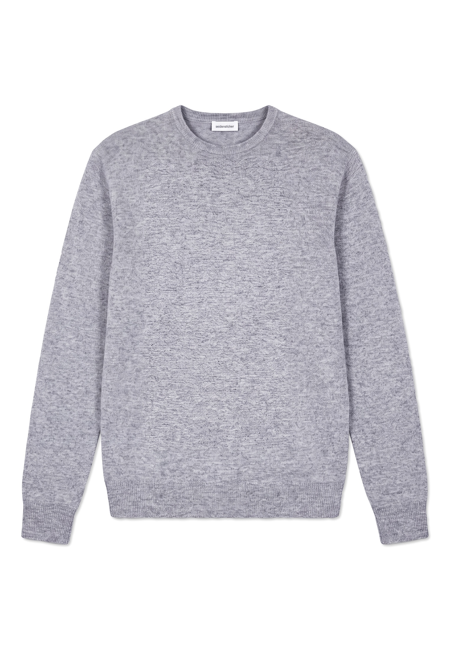seidensticker Pull en tricot »Schwarze Rose« col rond uni 1/1