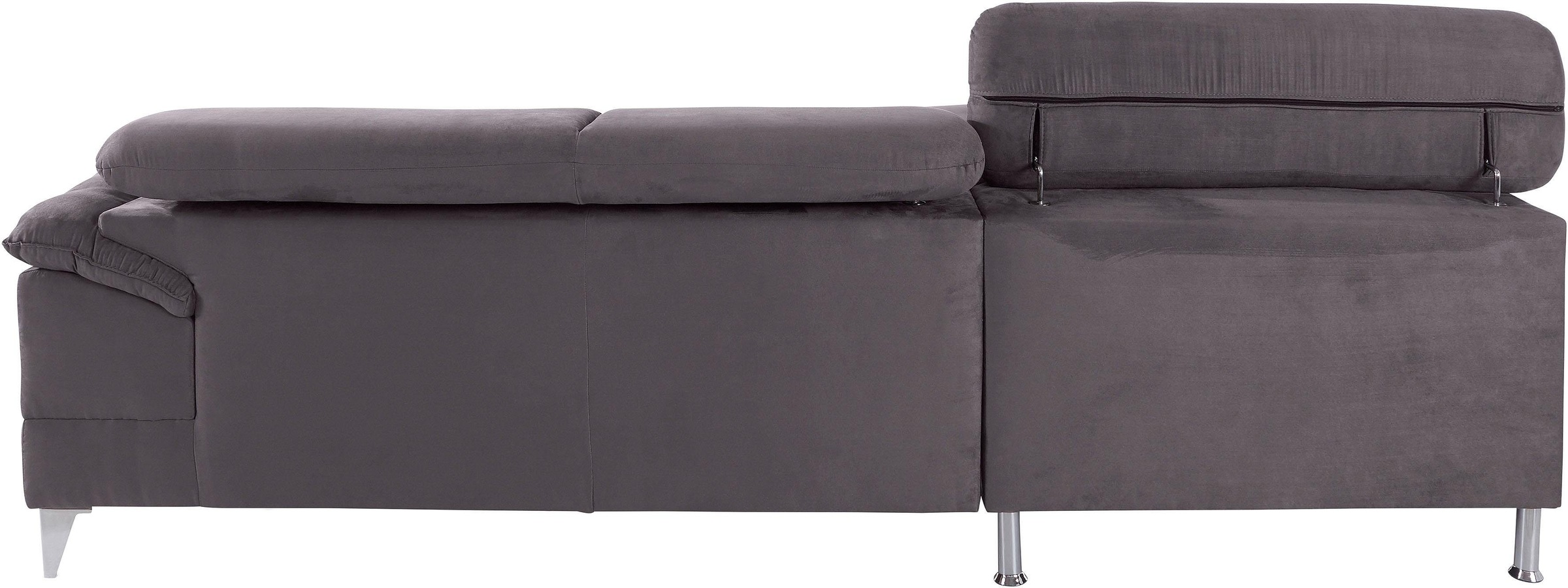 COTTA Polstergarnitur »Caluso L-Form«, Set bestehend aus: Ecksofa mit Kopfteilverstellung & Hocker