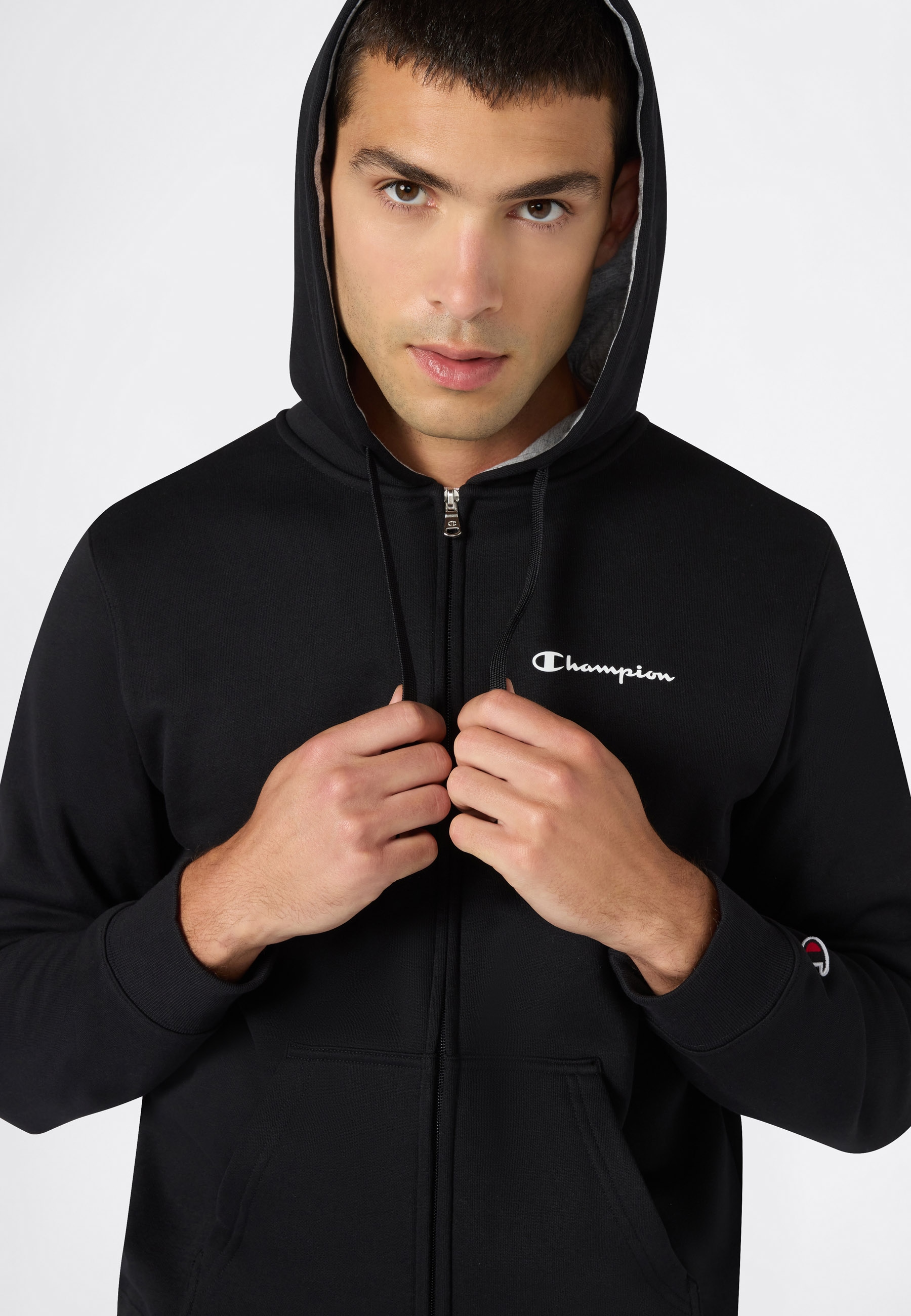 Champion Jogginganzug »SPORTWEAR SWEATSUITS Standard Fit« 2 zweiteiliges Set, auch in grossen Grössen, aus Baumwolle und Polyester