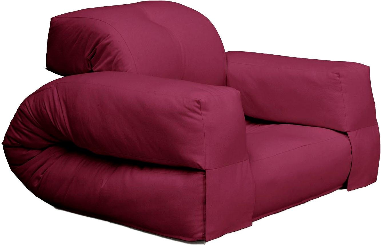 Image of Karup Design Schlafsofa "Hippo - bequemer & hochwertiger Futonsessel mit Schlaffunktion" Skandinavisches modernes Design. Schnell zum Gästebett umklappbar