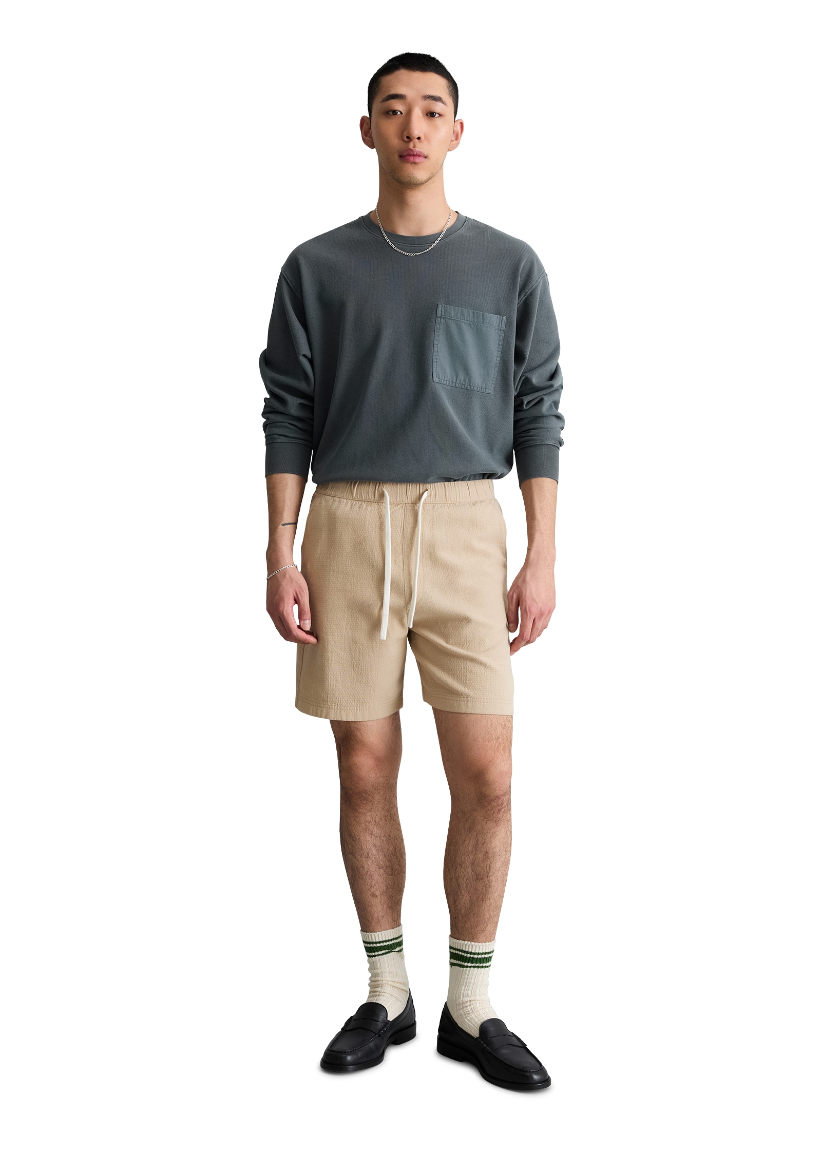 Marc O'Polo DENIM Short  regular mit elastischem Bund